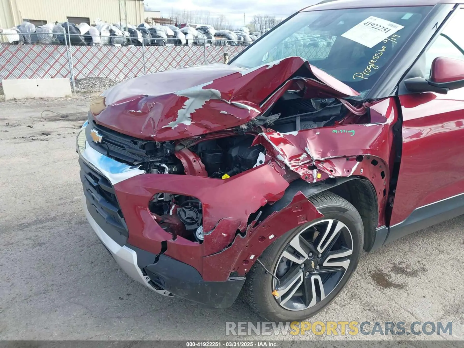 6 Photograph of a damaged car KL79MPSL0PB173816 CHEVROLET TRAILBLAZER 2023