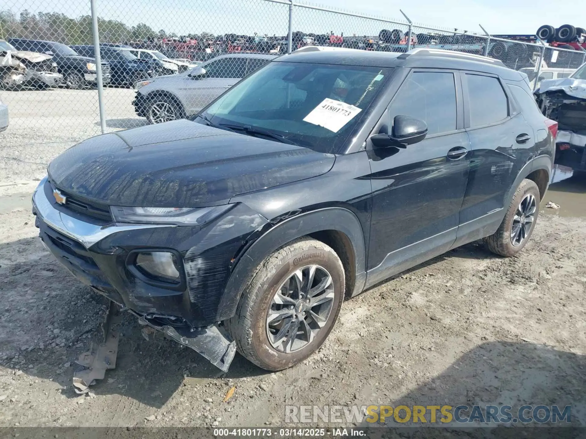 2 Photograph of a damaged car KL79MPSL0PB174433 CHEVROLET TRAILBLAZER 2023