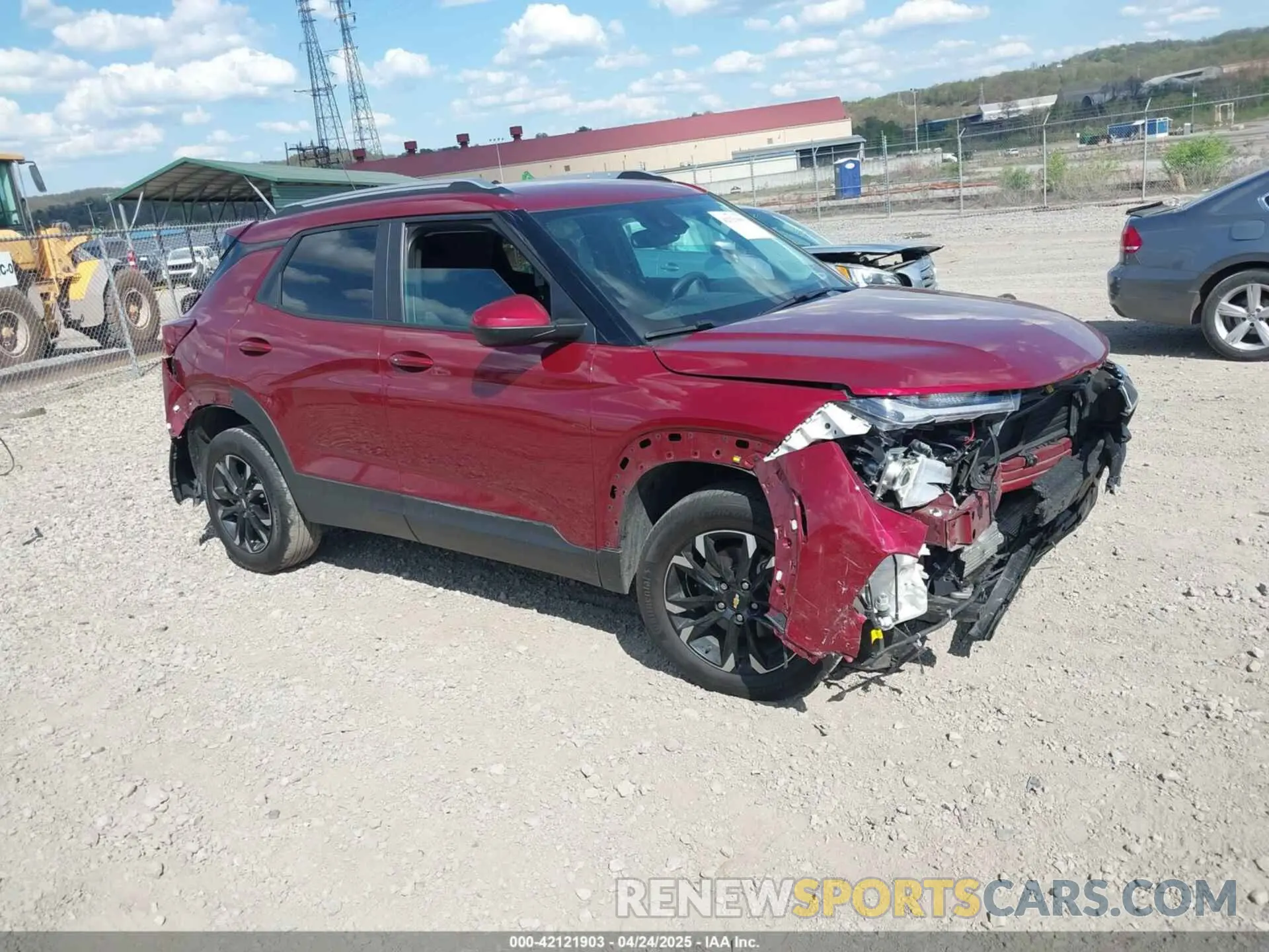 1 Photograph of a damaged car KL79MPSL2PB081137 CHEVROLET TRAILBLAZER 2023
