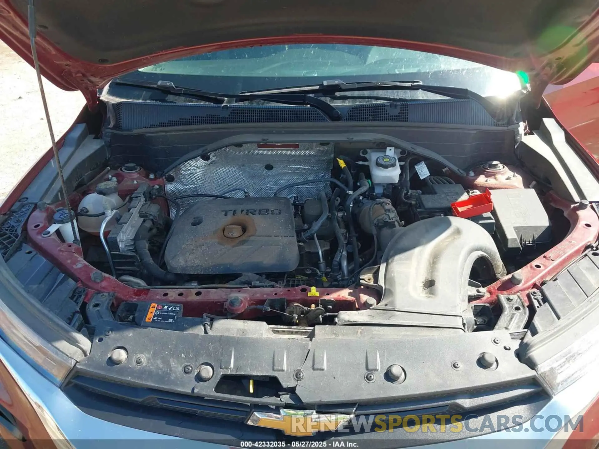 10 Photograph of a damaged car KL79MPSL2PB182159 CHEVROLET TRAILBLAZER 2023