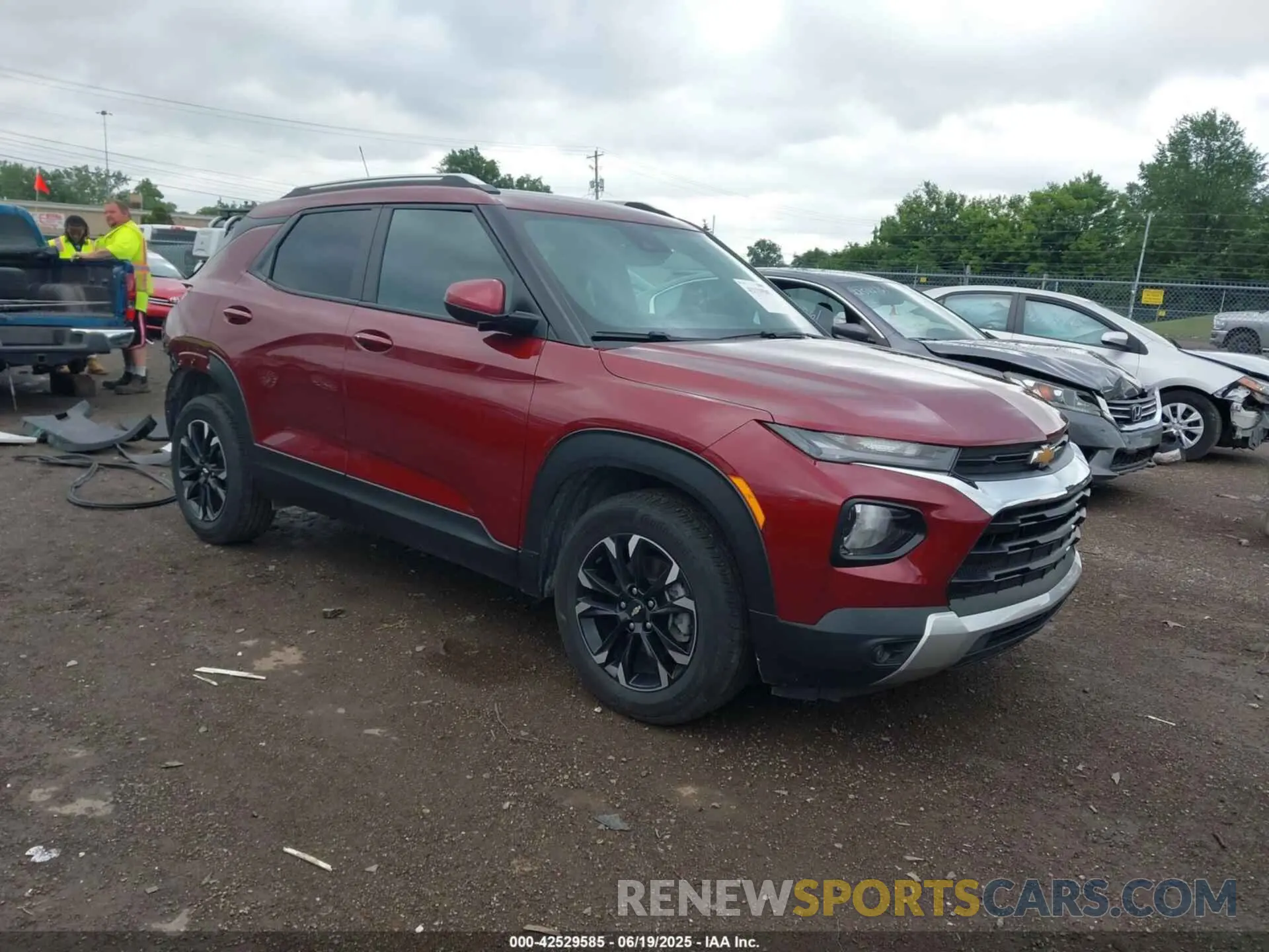 1 Photograph of a damaged car KL79MPSL3PB134010 CHEVROLET TRAILBLAZER 2023
