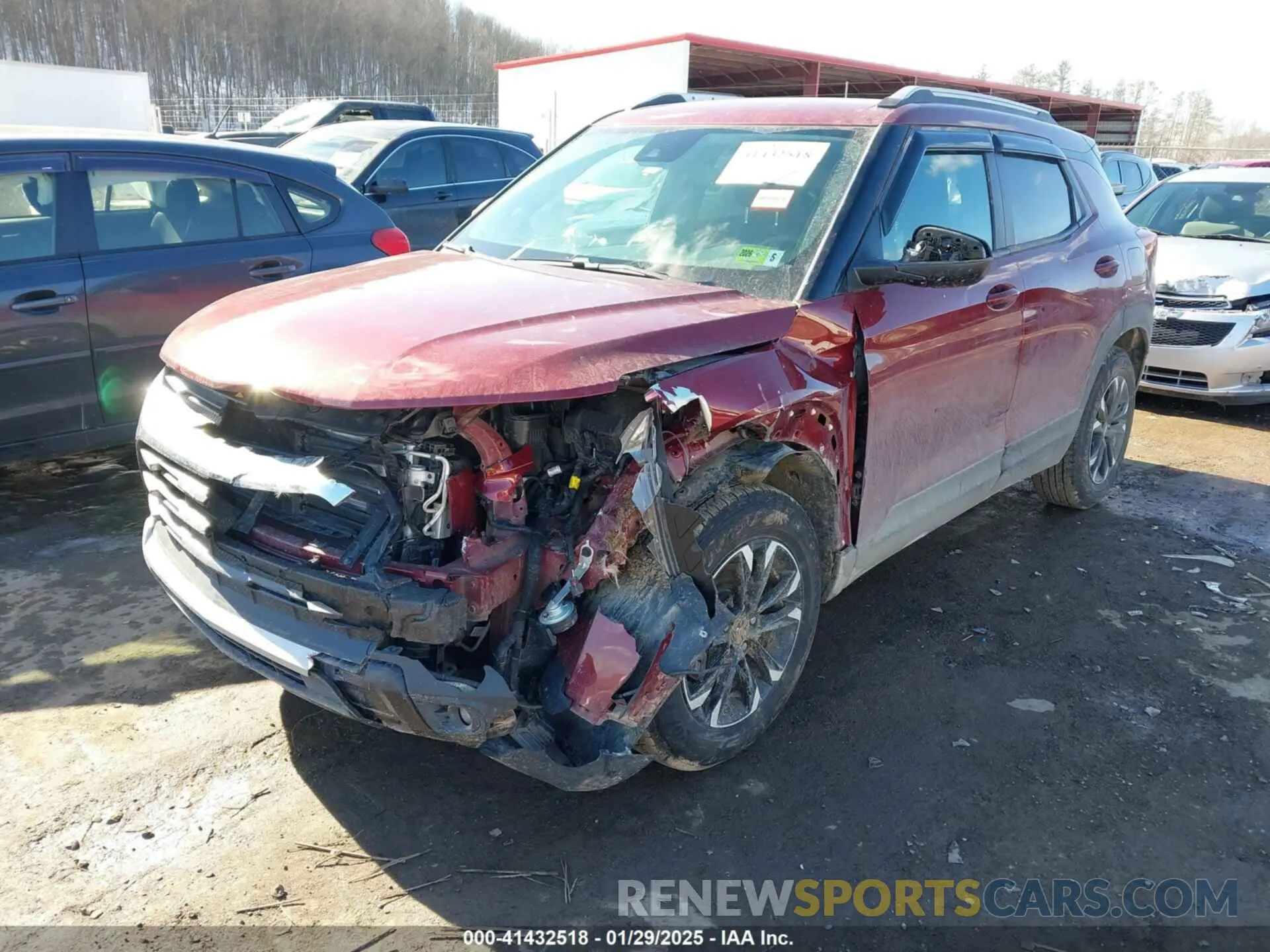 2 Photograph of a damaged car KL79MPSL5PB136230 CHEVROLET TRAILBLAZER 2023