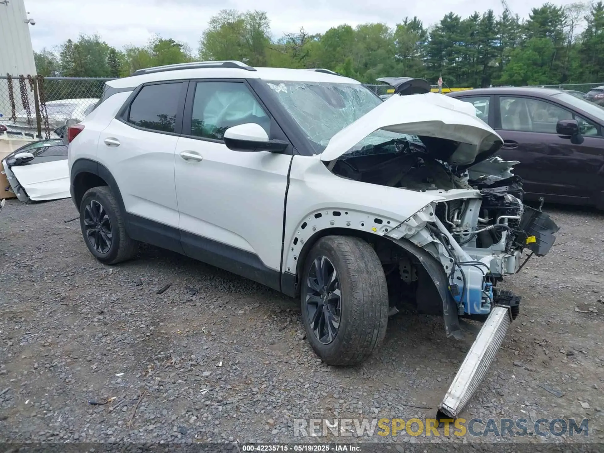 1 Photograph of a damaged car KL79MPSL7PB138268 CHEVROLET TRAILBLAZER 2023