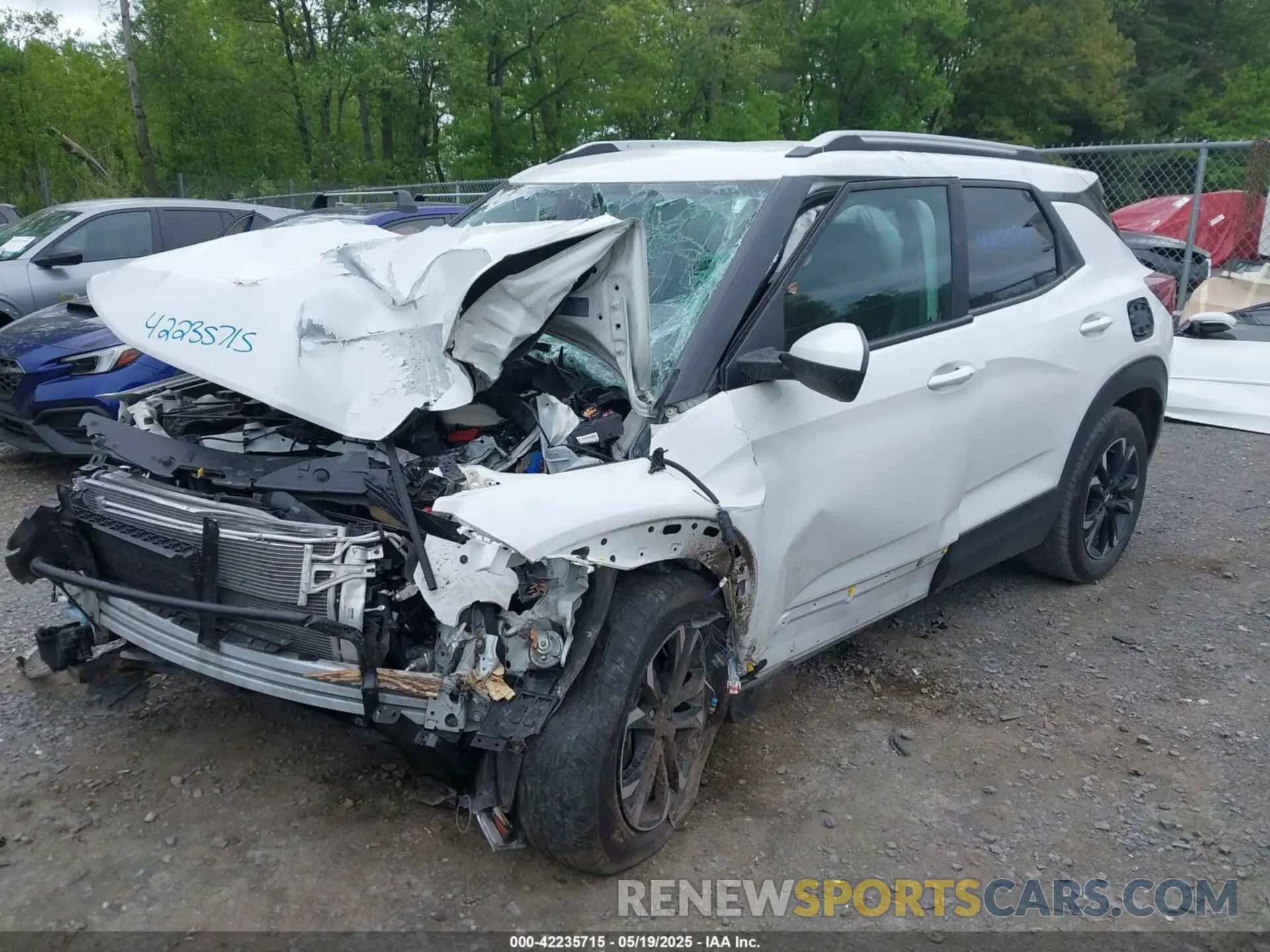 2 Photograph of a damaged car KL79MPSL7PB138268 CHEVROLET TRAILBLAZER 2023