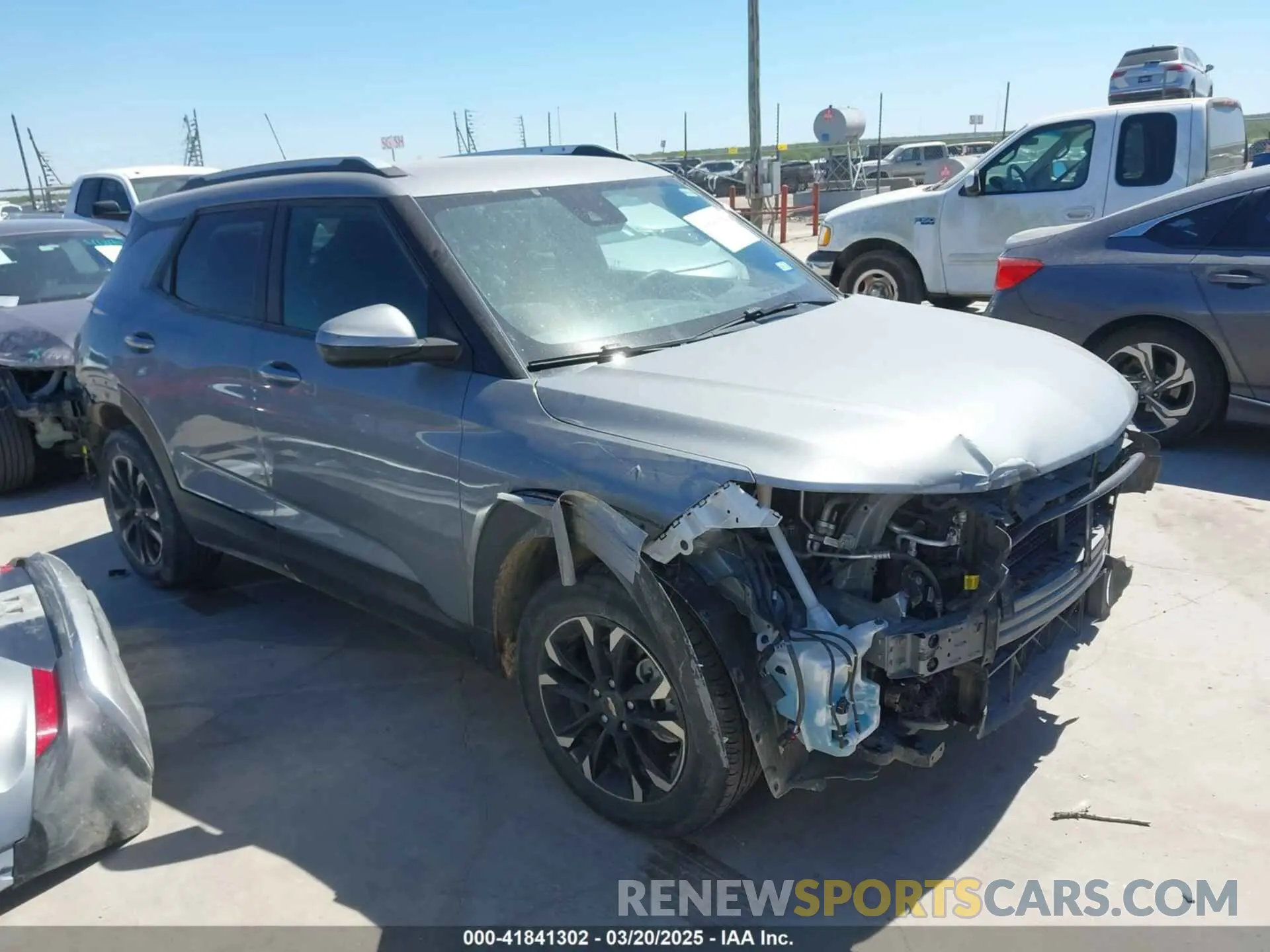 1 Photograph of a damaged car KL79MPSL9PB145187 CHEVROLET TRAILBLAZER 2023