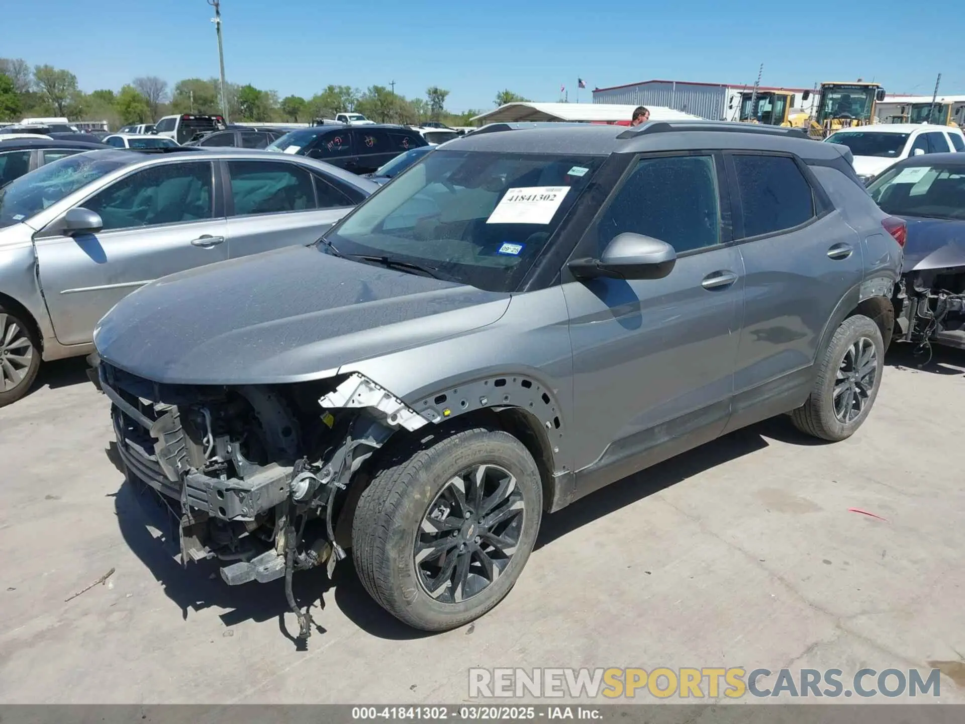 2 Photograph of a damaged car KL79MPSL9PB145187 CHEVROLET TRAILBLAZER 2023