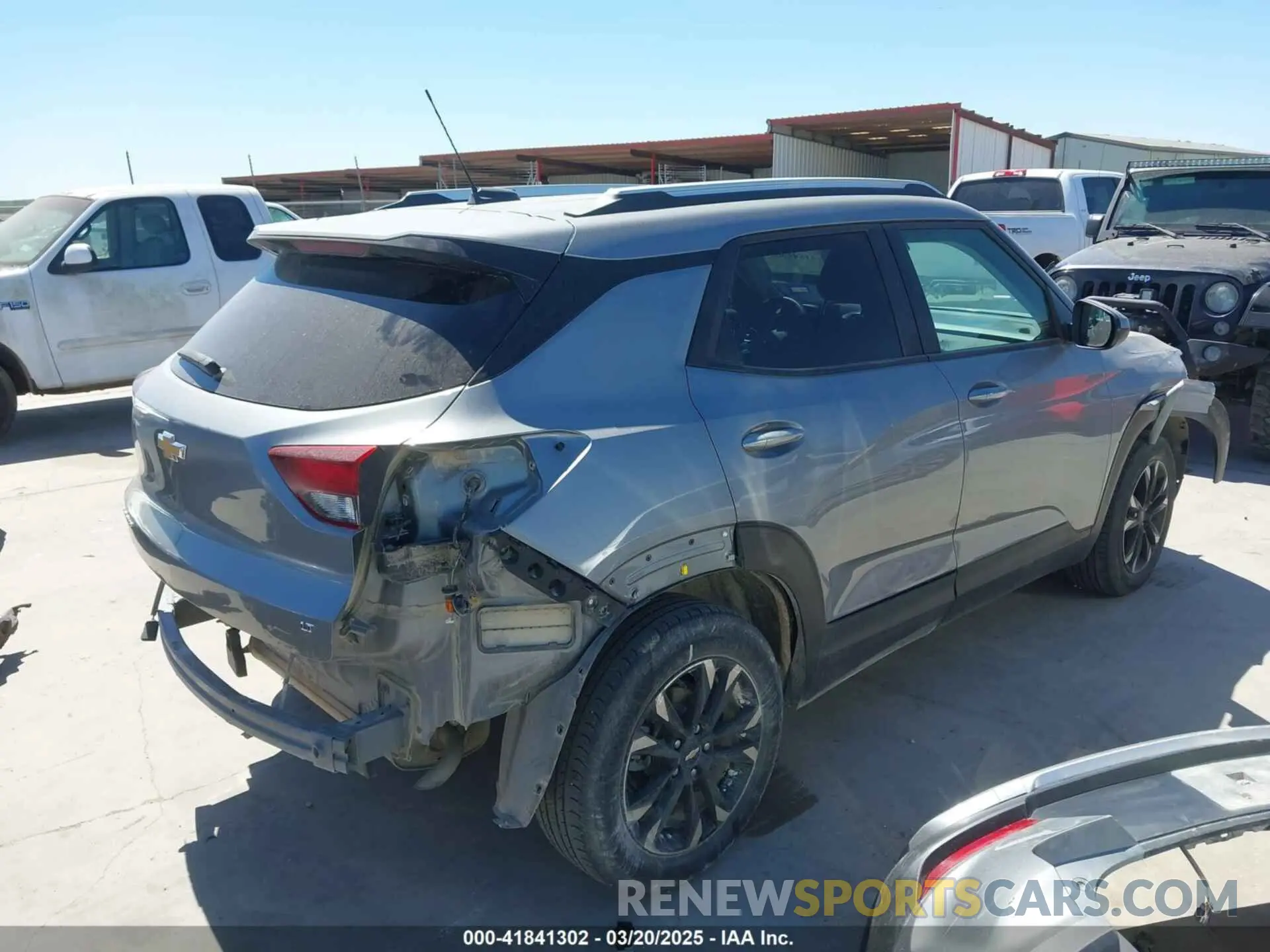 4 Photograph of a damaged car KL79MPSL9PB145187 CHEVROLET TRAILBLAZER 2023