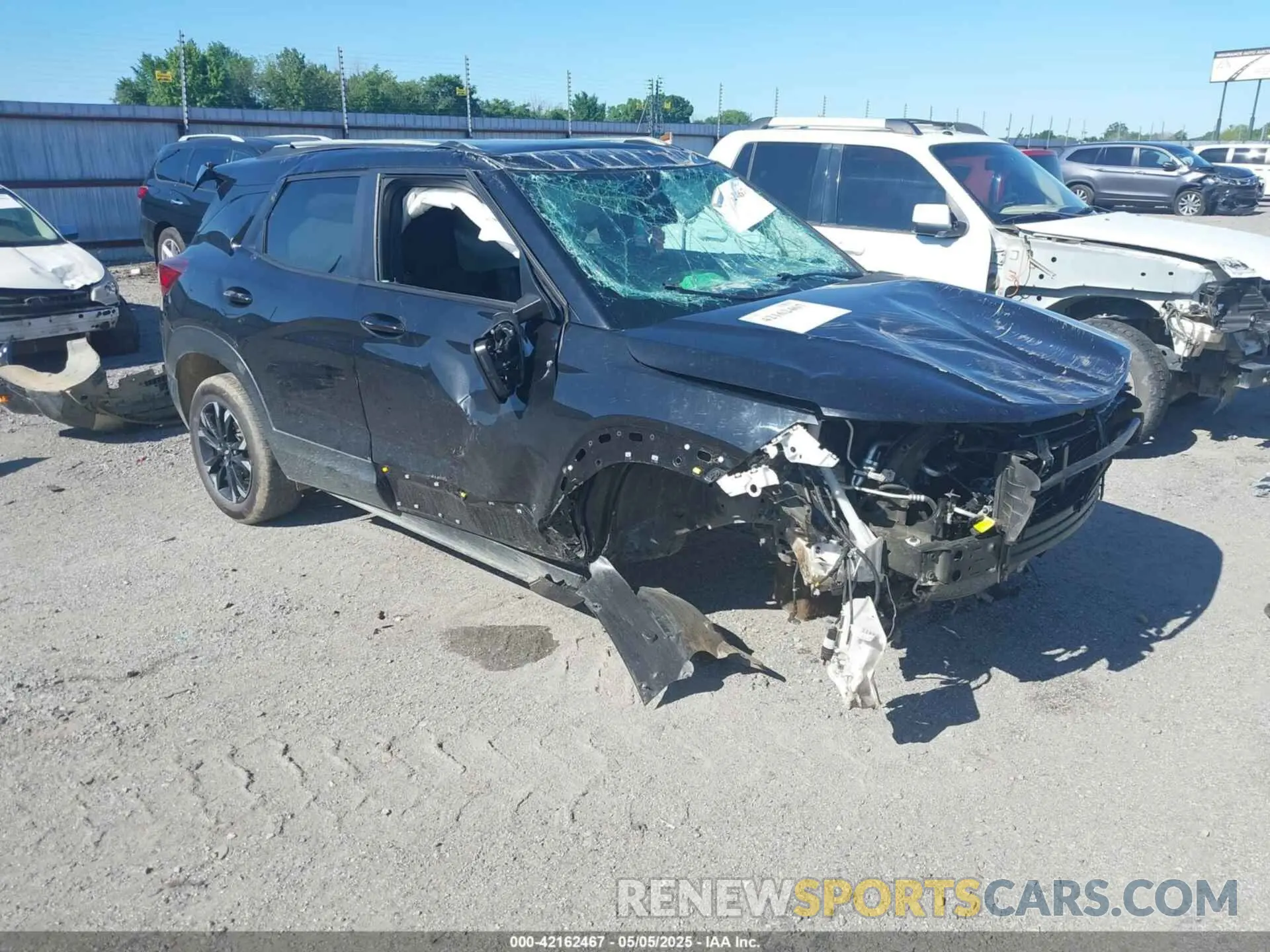 1 Photograph of a damaged car KL79MPSL9PB178562 CHEVROLET TRAILBLAZER 2023