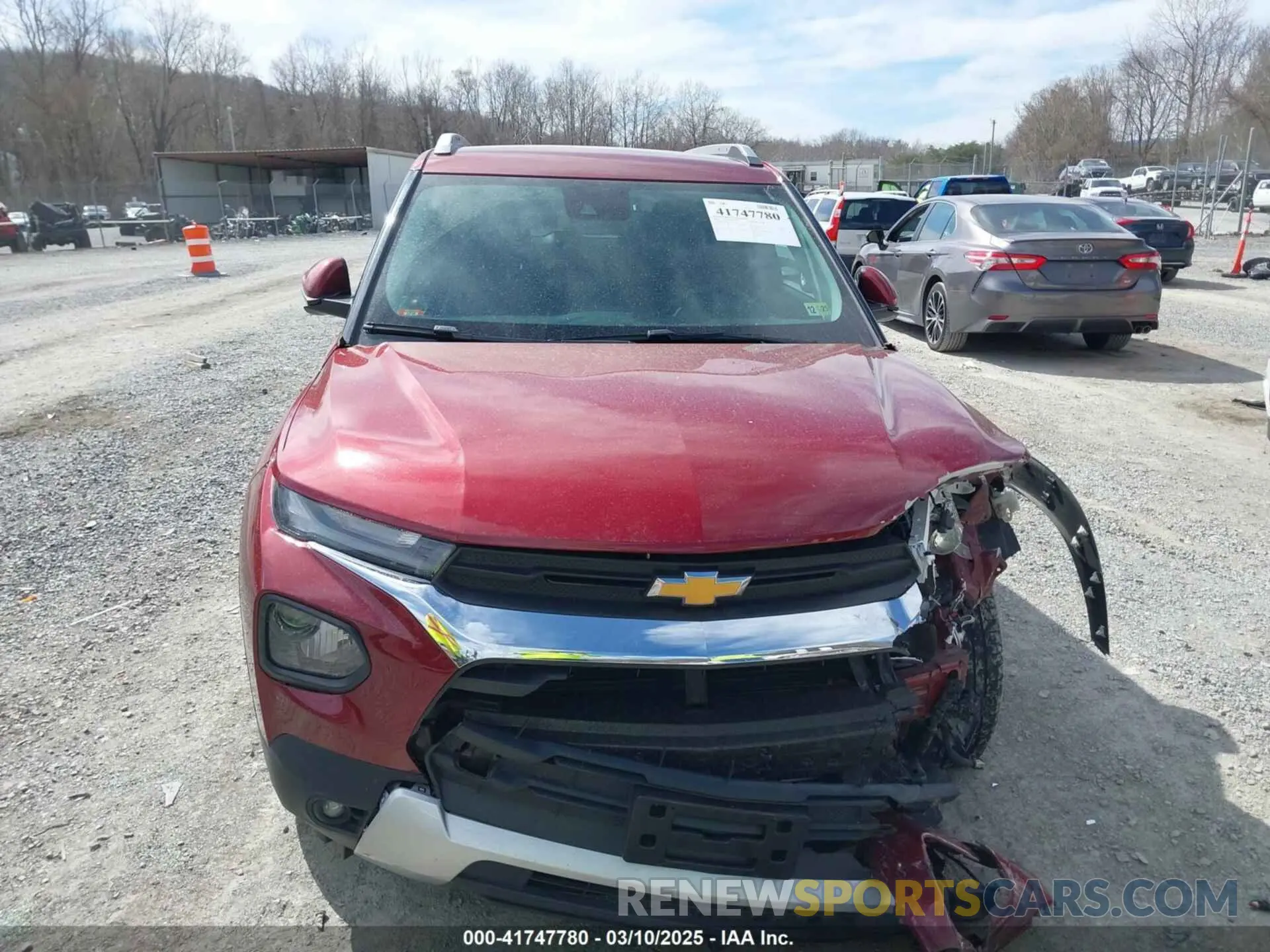 12 Photograph of a damaged car KL79MRSL2PB170749 CHEVROLET TRAILBLAZER 2023