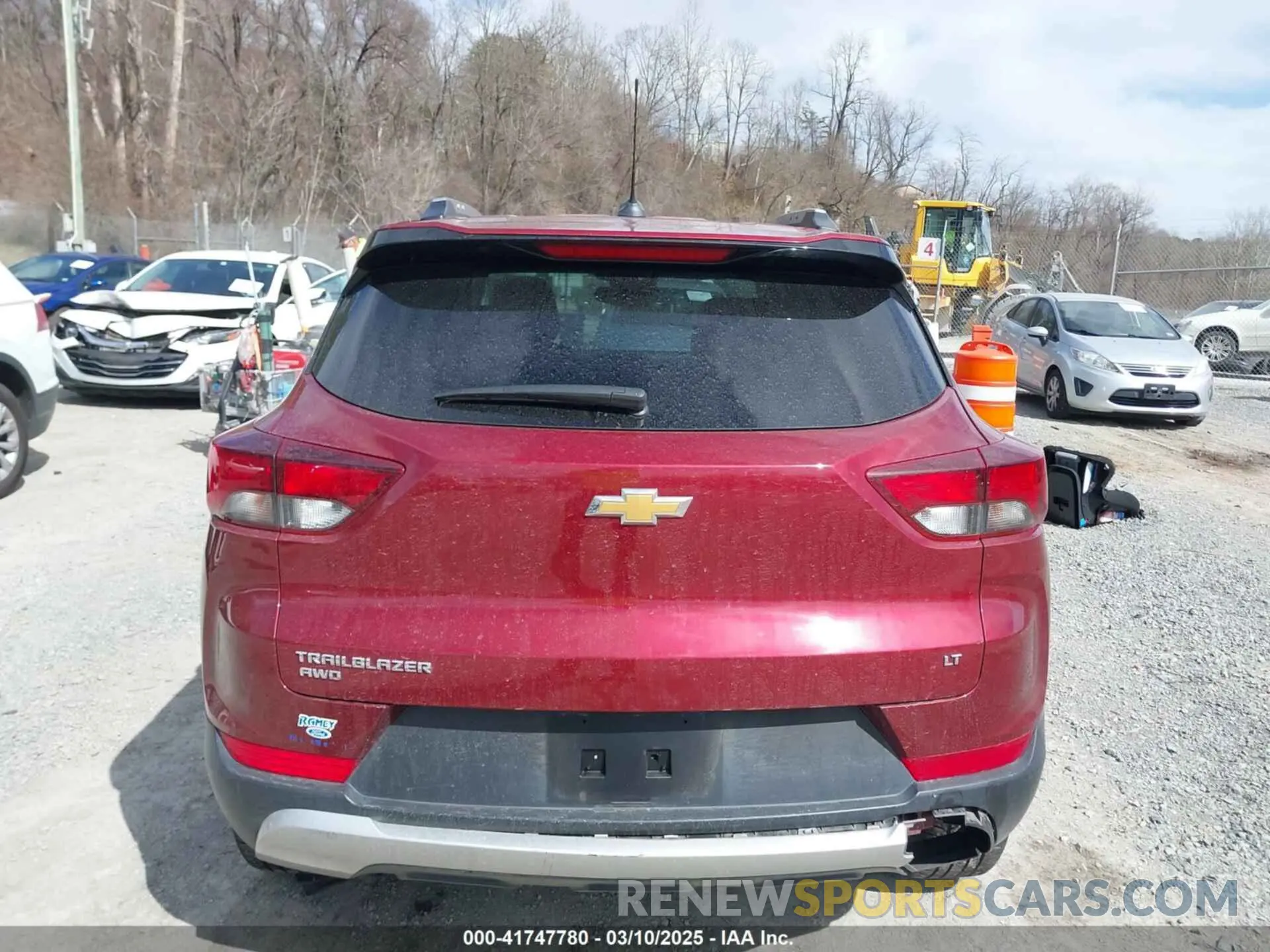 16 Photograph of a damaged car KL79MRSL2PB170749 CHEVROLET TRAILBLAZER 2023