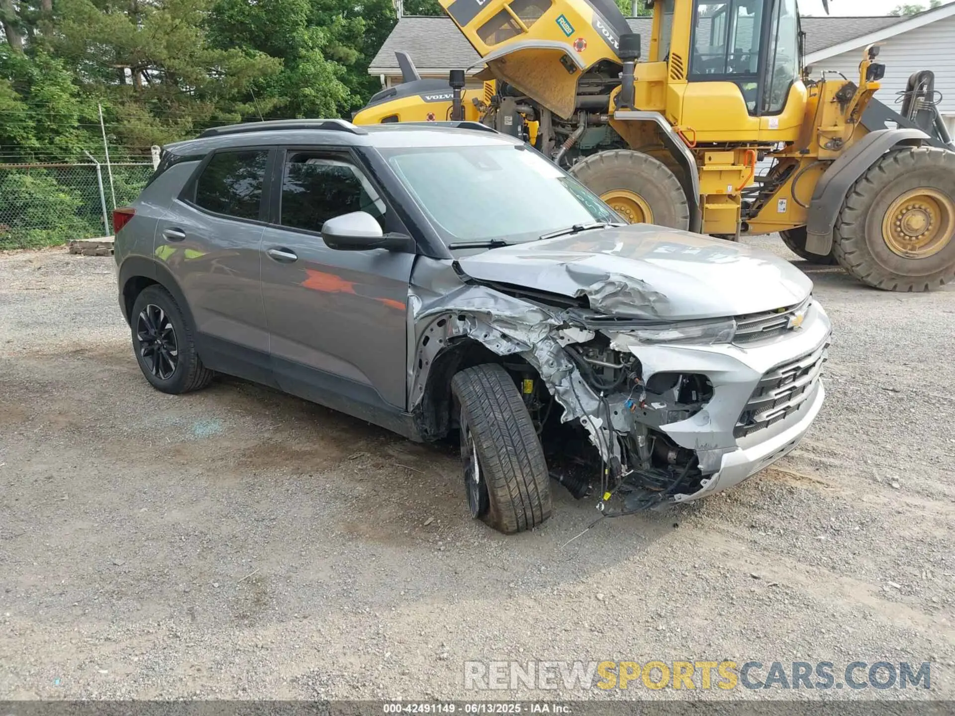 1 Photograph of a damaged car KL79MRSL3PB046652 CHEVROLET TRAILBLAZER 2023