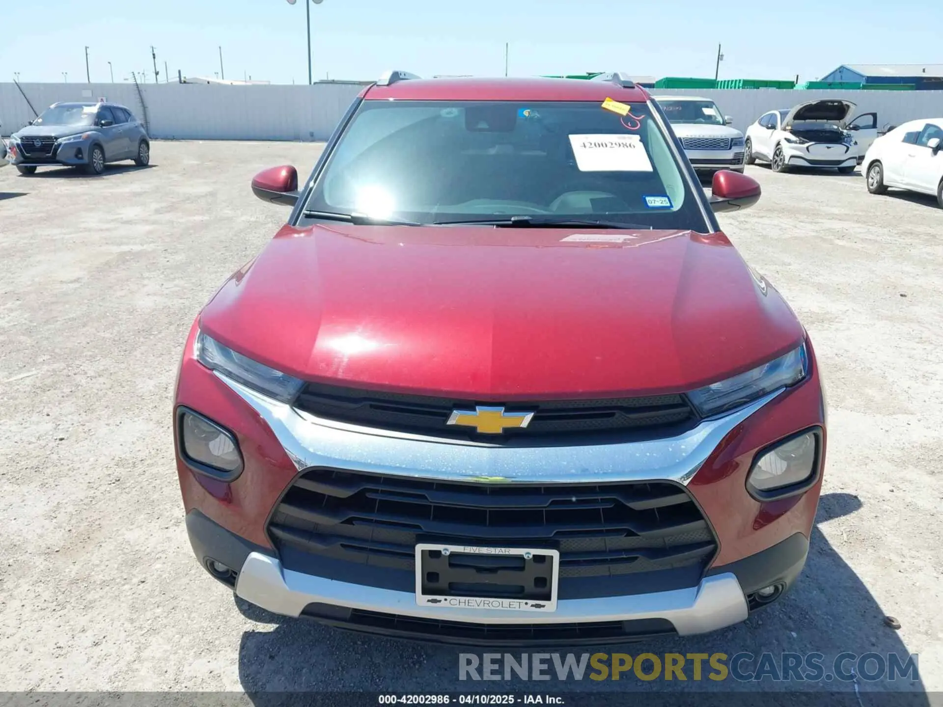 6 Photograph of a damaged car KL79MRSL5PB181812 CHEVROLET TRAILBLAZER 2023
