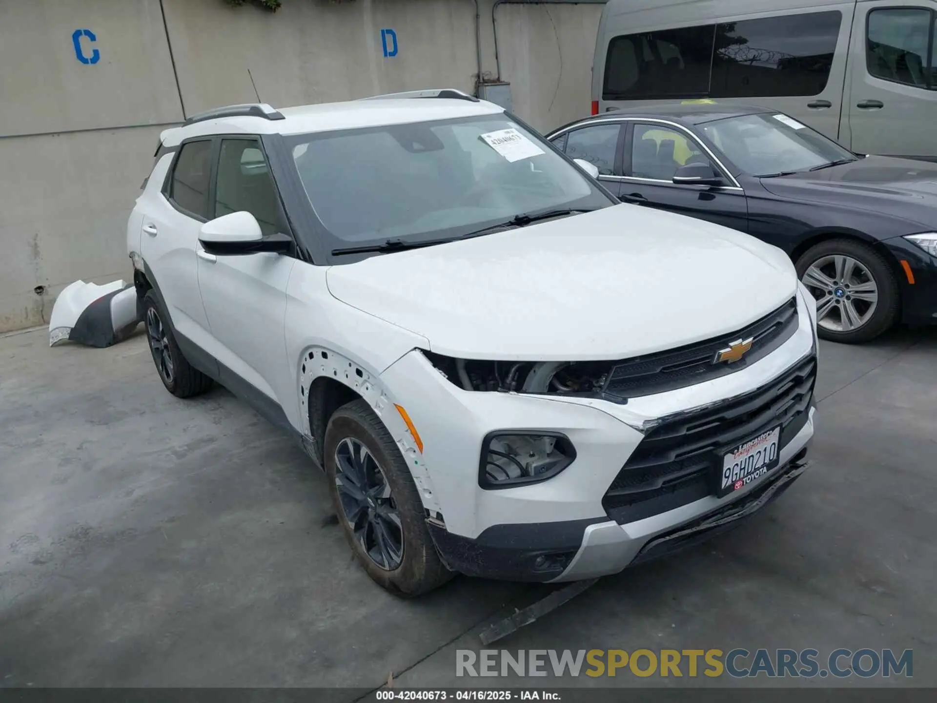 1 Photograph of a damaged car KL79MRSL5PB190333 CHEVROLET TRAILBLAZER 2023