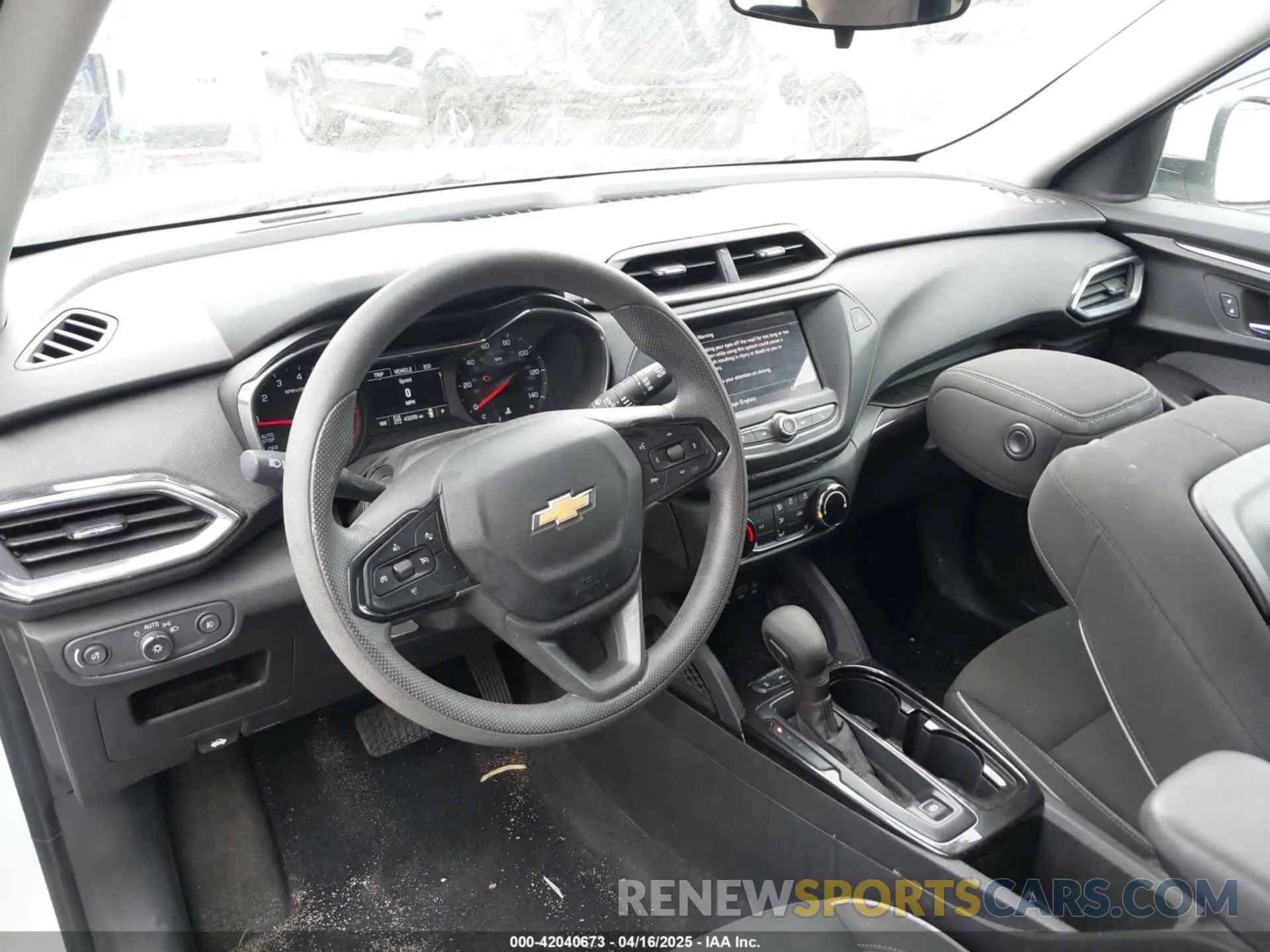 22 Photograph of a damaged car KL79MRSL5PB190333 CHEVROLET TRAILBLAZER 2023