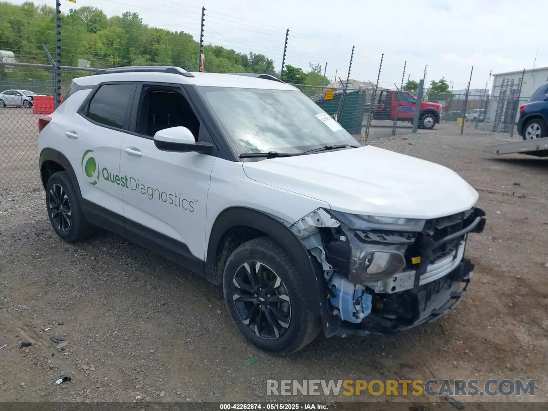 1 Photograph of a damaged car KL79MRSL9PB058353 CHEVROLET TRAILBLAZER 2023