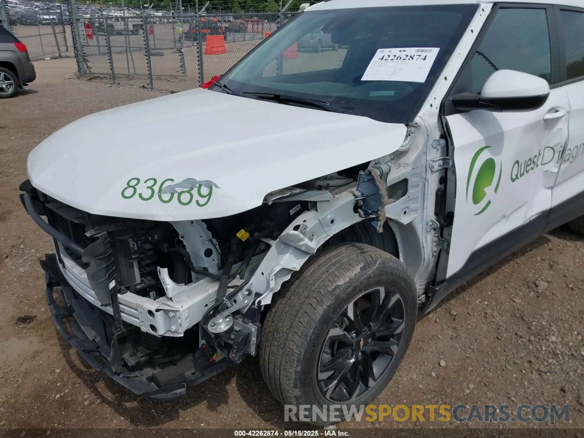6 Photograph of a damaged car KL79MRSL9PB058353 CHEVROLET TRAILBLAZER 2023