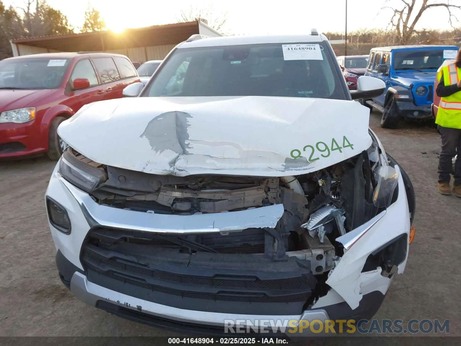 12 Photograph of a damaged car KL79MRSL9PB059065 CHEVROLET TRAILBLAZER 2023