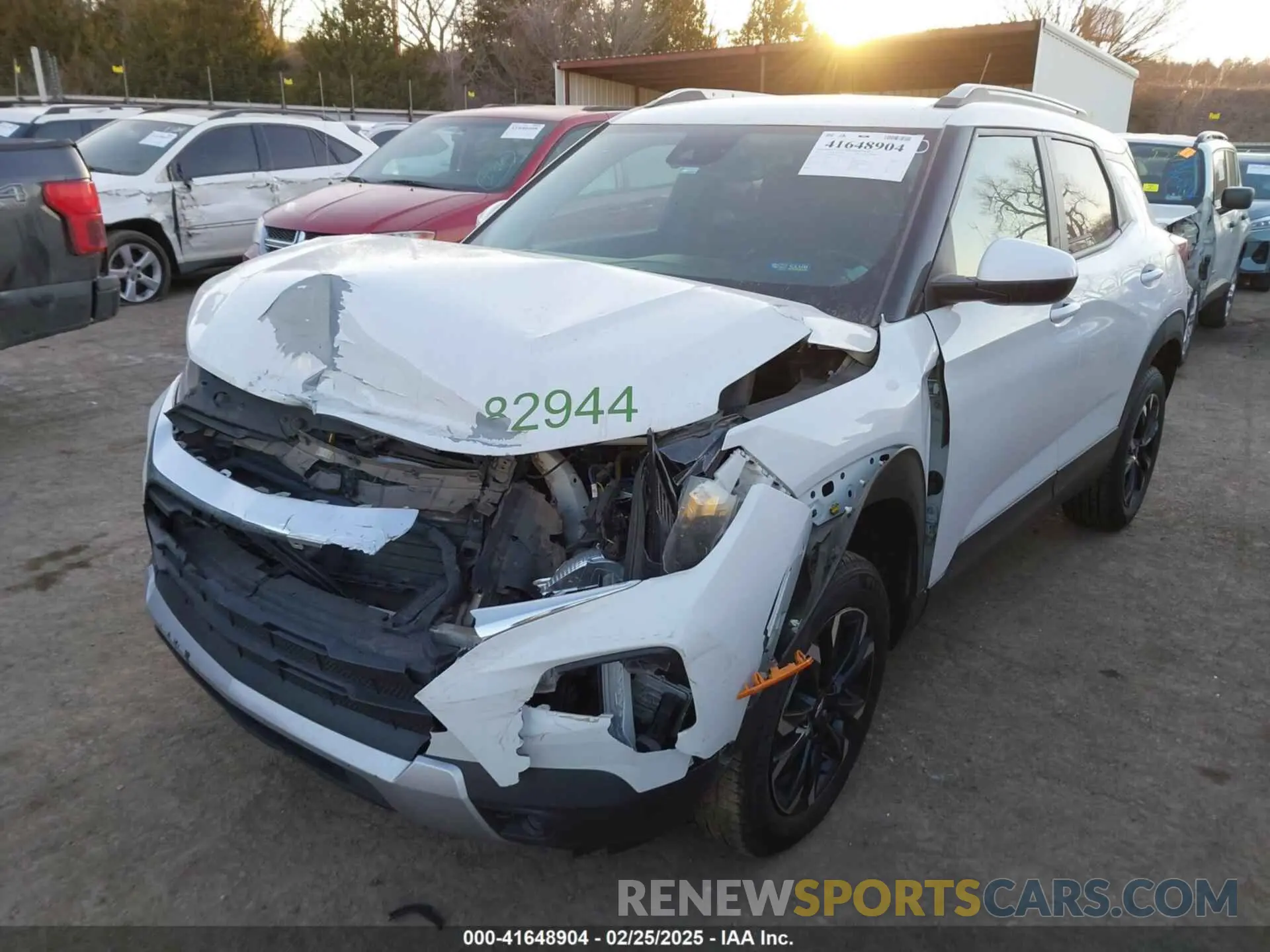 2 Photograph of a damaged car KL79MRSL9PB059065 CHEVROLET TRAILBLAZER 2023