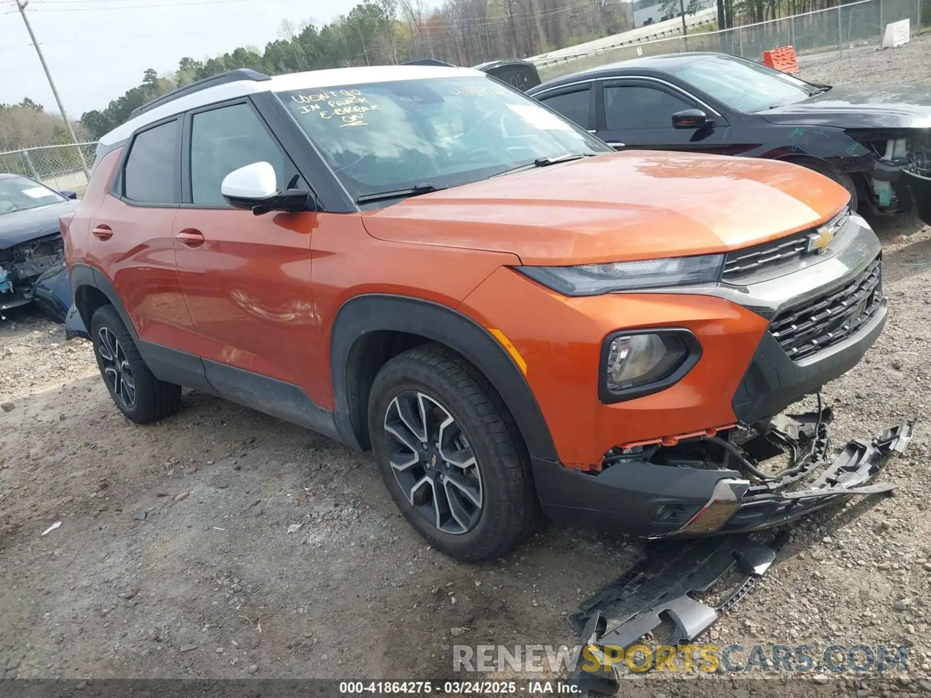 1 Photograph of a damaged car KL79MSSL8PB050137 CHEVROLET TRAILBLAZER 2023