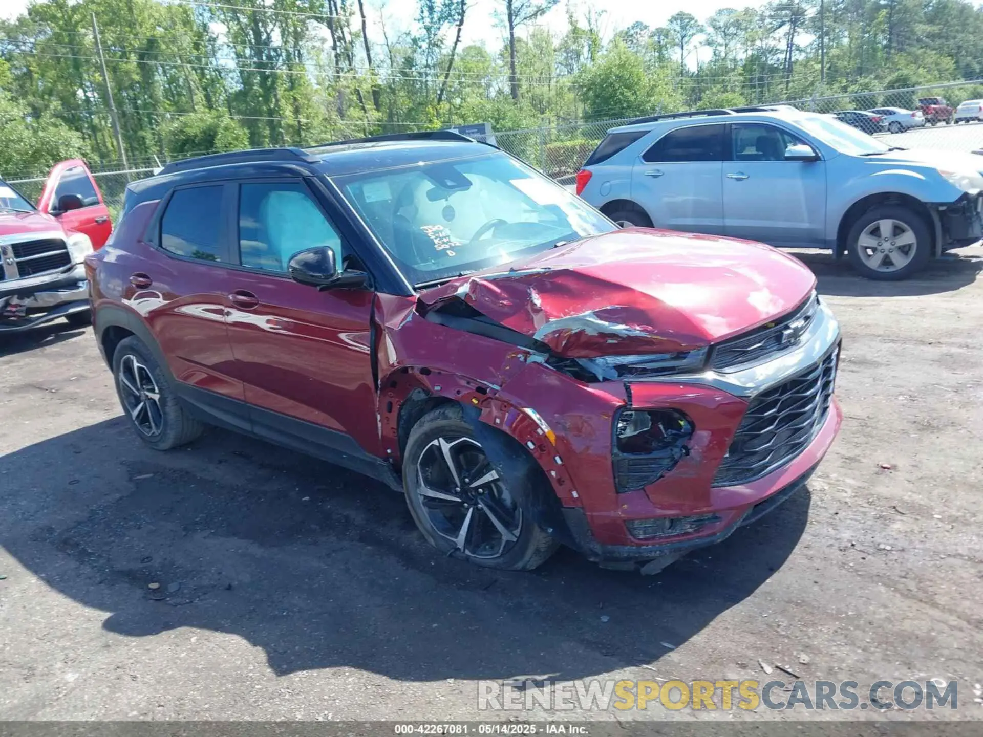 1 Photograph of a damaged car KL79MTSL4PB005072 CHEVROLET TRAILBLAZER 2023