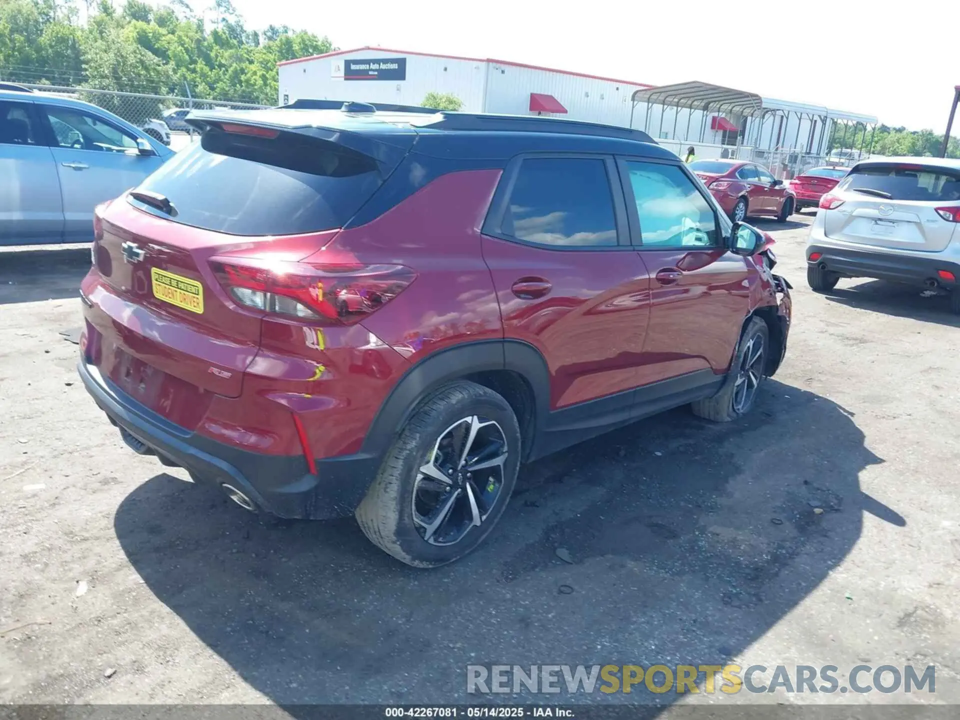 4 Photograph of a damaged car KL79MTSL4PB005072 CHEVROLET TRAILBLAZER 2023