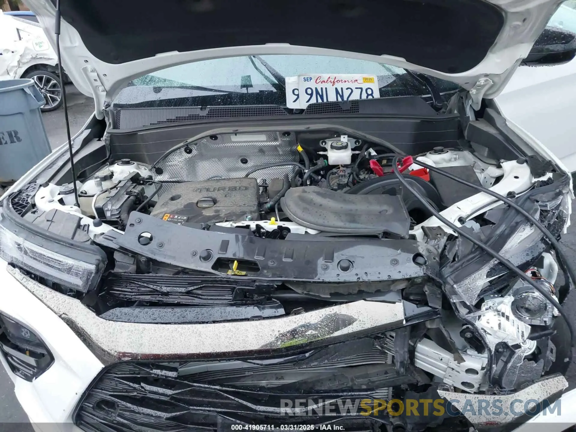 10 Photograph of a damaged car KL79MTSL4PB019960 CHEVROLET TRAILBLAZER 2023