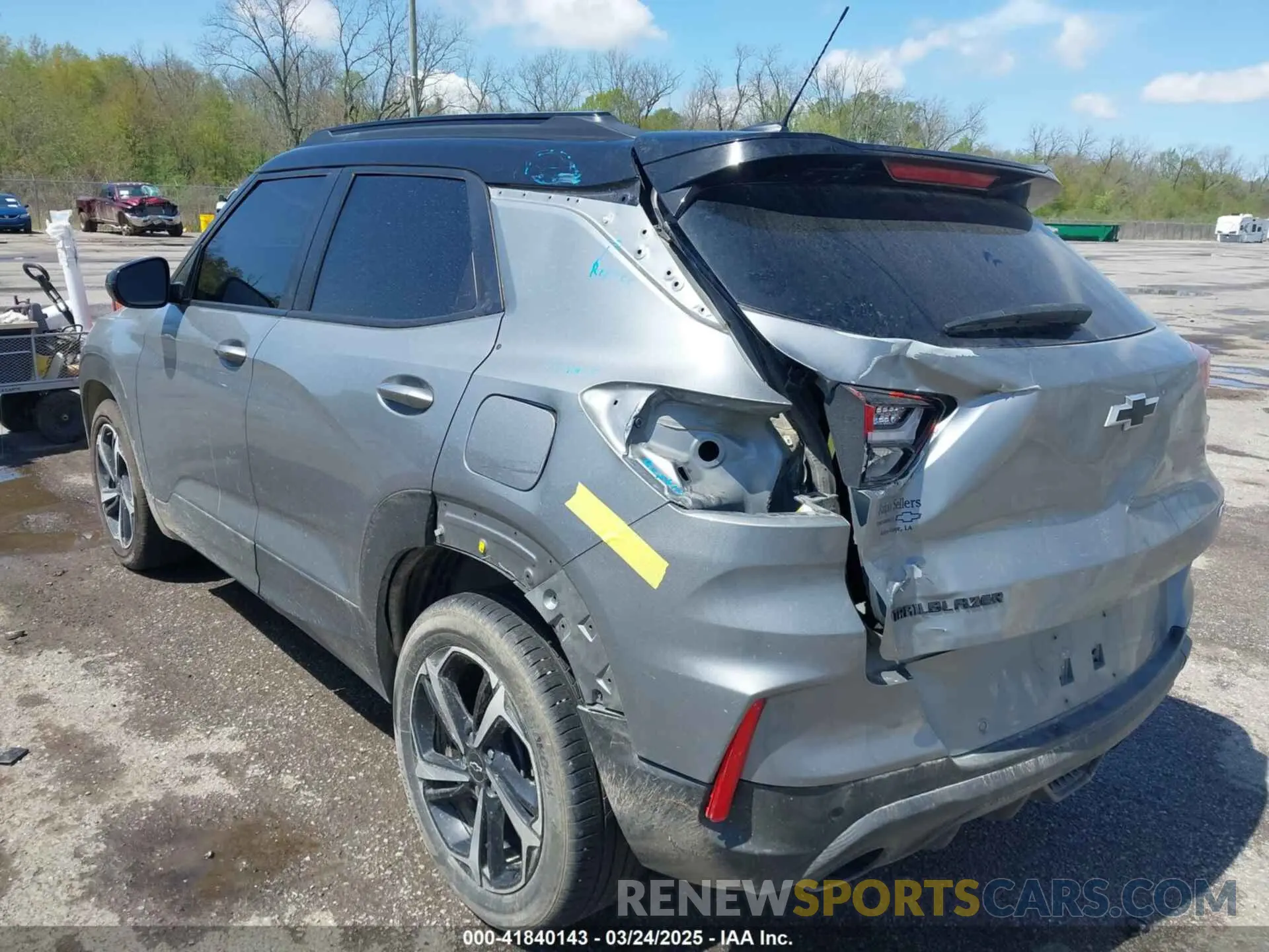 3 Photograph of a damaged car KL79MTSL4PB059388 CHEVROLET TRAILBLAZER 2023