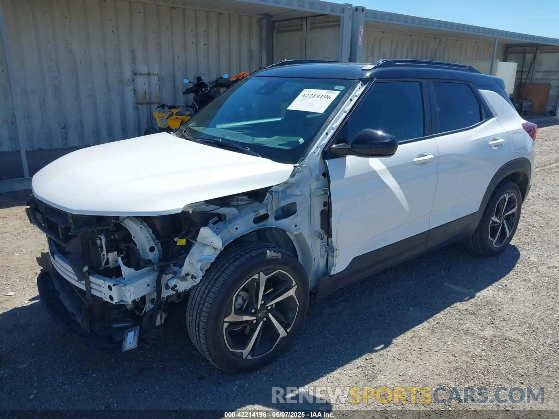 2 Photograph of a damaged car KL79MTSL5PB008921 CHEVROLET TRAILBLAZER 2023