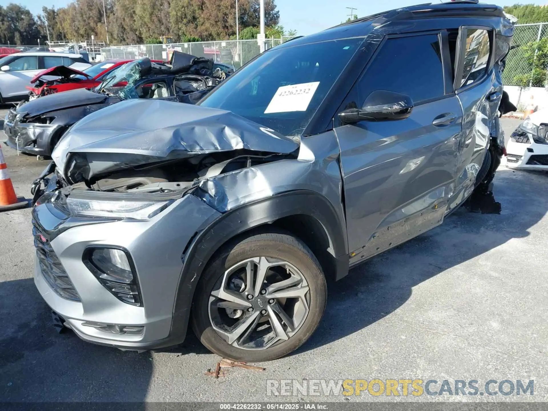 2 Photograph of a damaged car KL79MTSL6PB137363 CHEVROLET TRAILBLAZER 2023