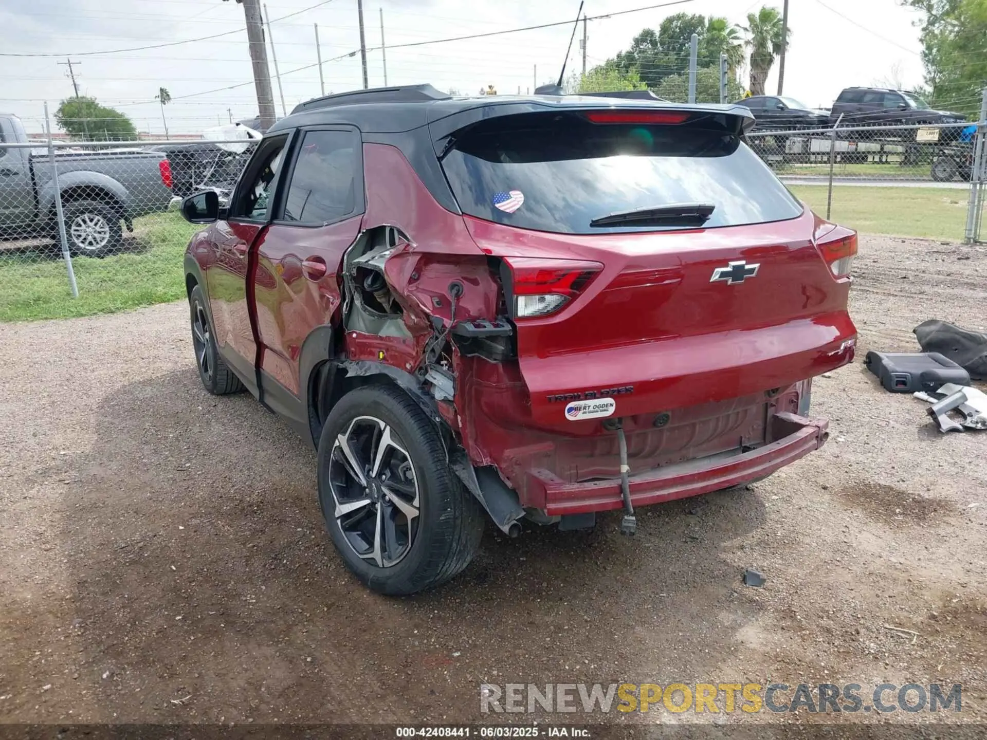6 Photograph of a damaged car KL79MTSLXPB079533 CHEVROLET TRAILBLAZER 2023