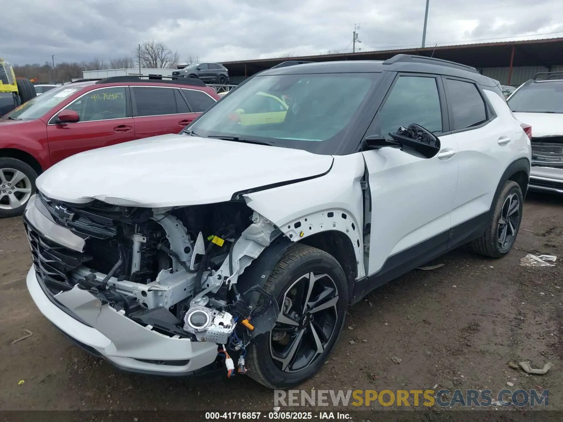 2 Photograph of a damaged car KL79MUSL1PB214257 CHEVROLET TRAILBLAZER 2023