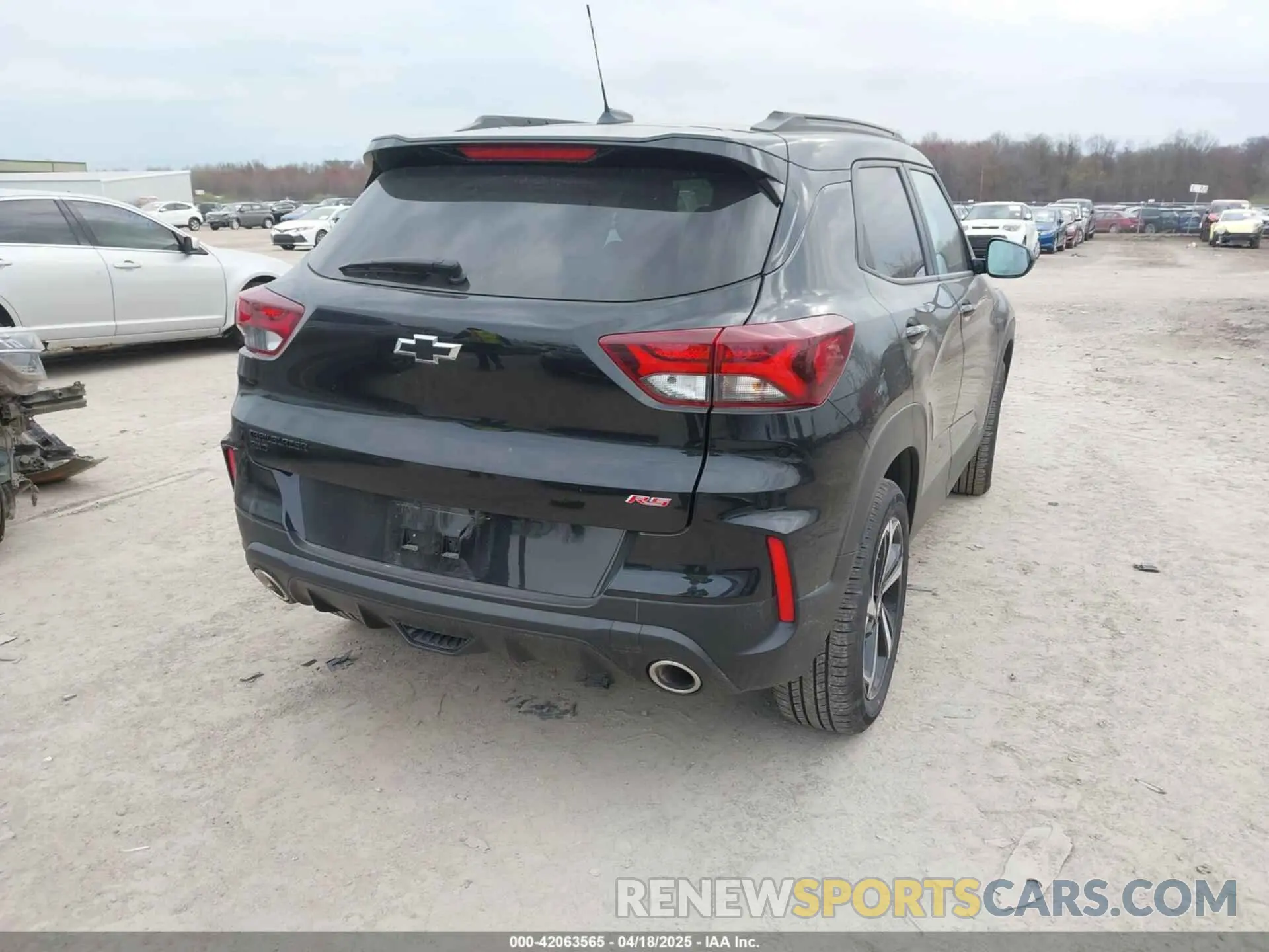 4 Photograph of a damaged car KL79MUSL2PB151394 CHEVROLET TRAILBLAZER 2023