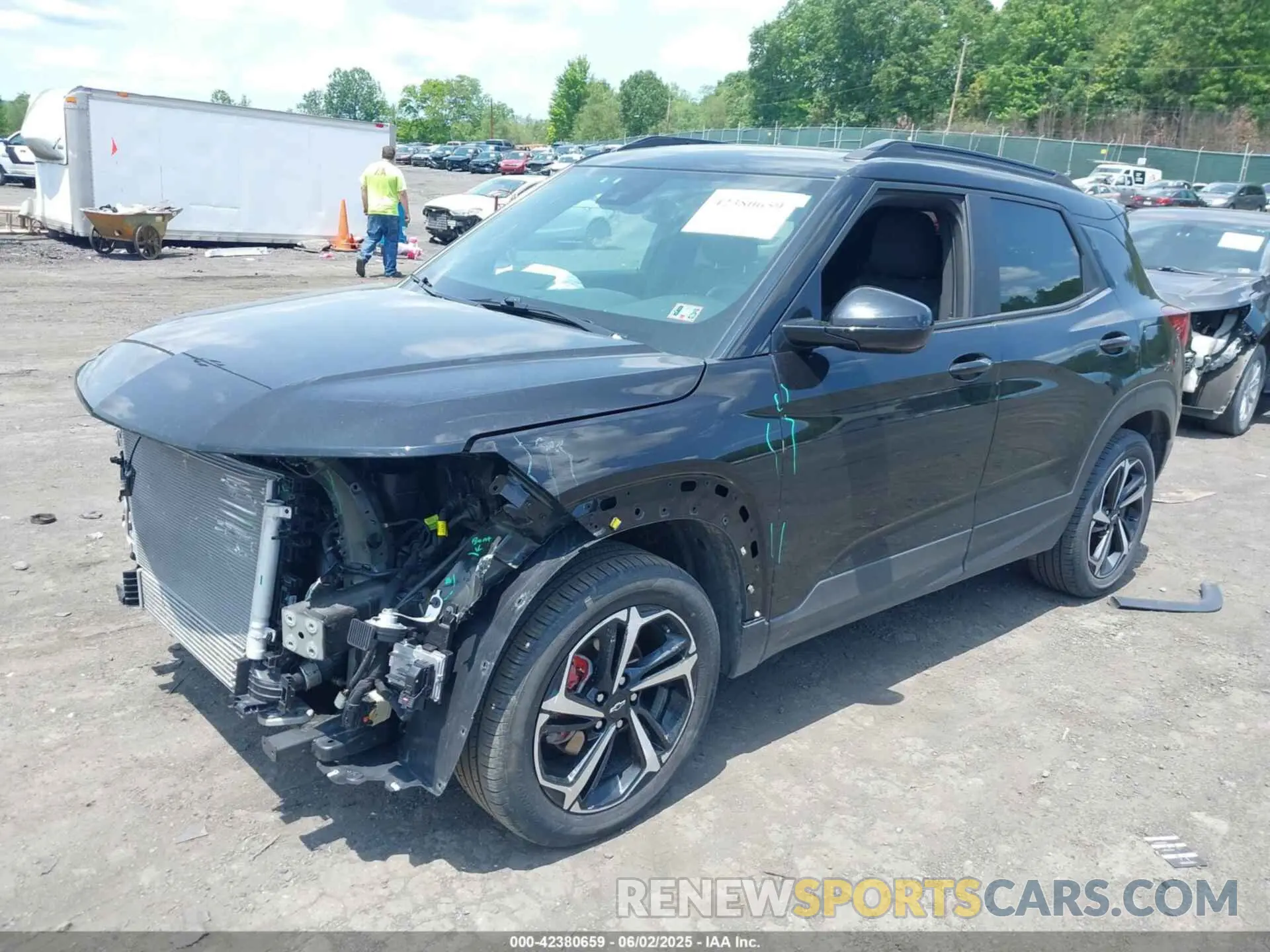 2 Photograph of a damaged car KL79MUSL2PB214672 CHEVROLET TRAILBLAZER 2023