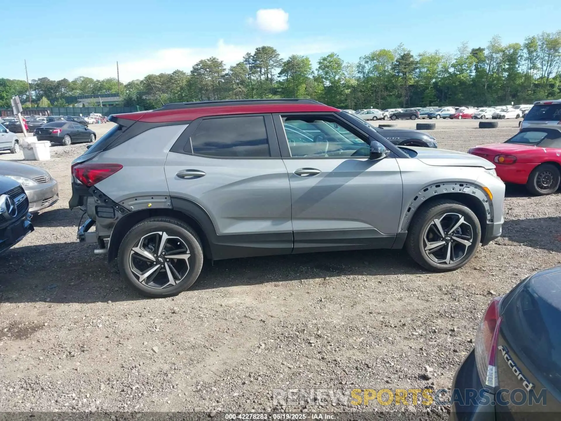 14 Photograph of a damaged car KL79MUSL5PB141491 CHEVROLET TRAILBLAZER 2023