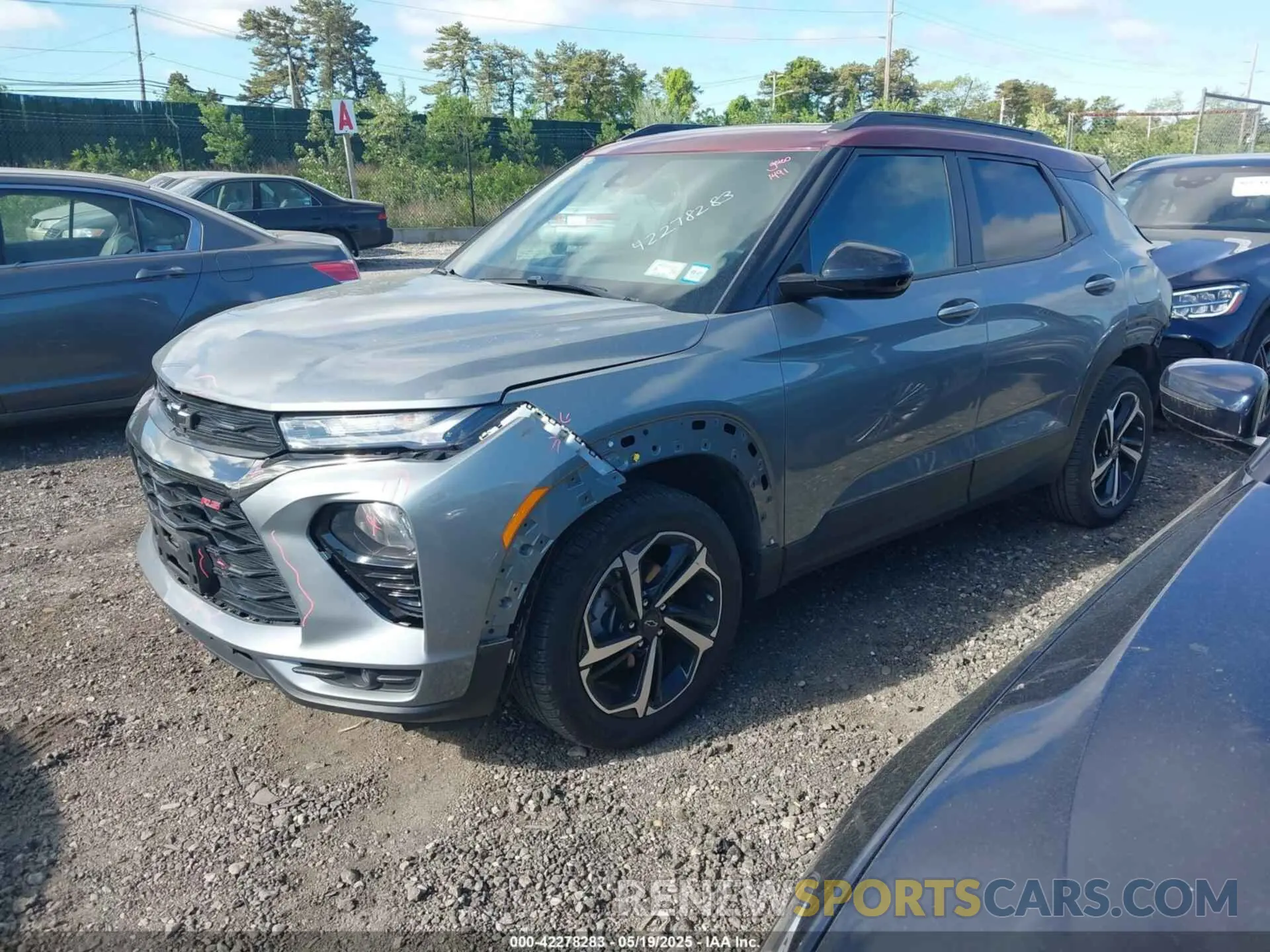 2 Photograph of a damaged car KL79MUSL5PB141491 CHEVROLET TRAILBLAZER 2023