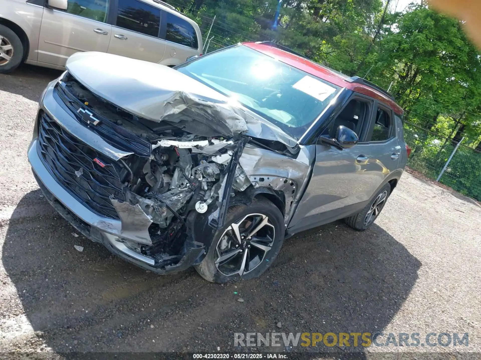 2 Photograph of a damaged car KL79MUSL7PB116186 CHEVROLET TRAILBLAZER 2023