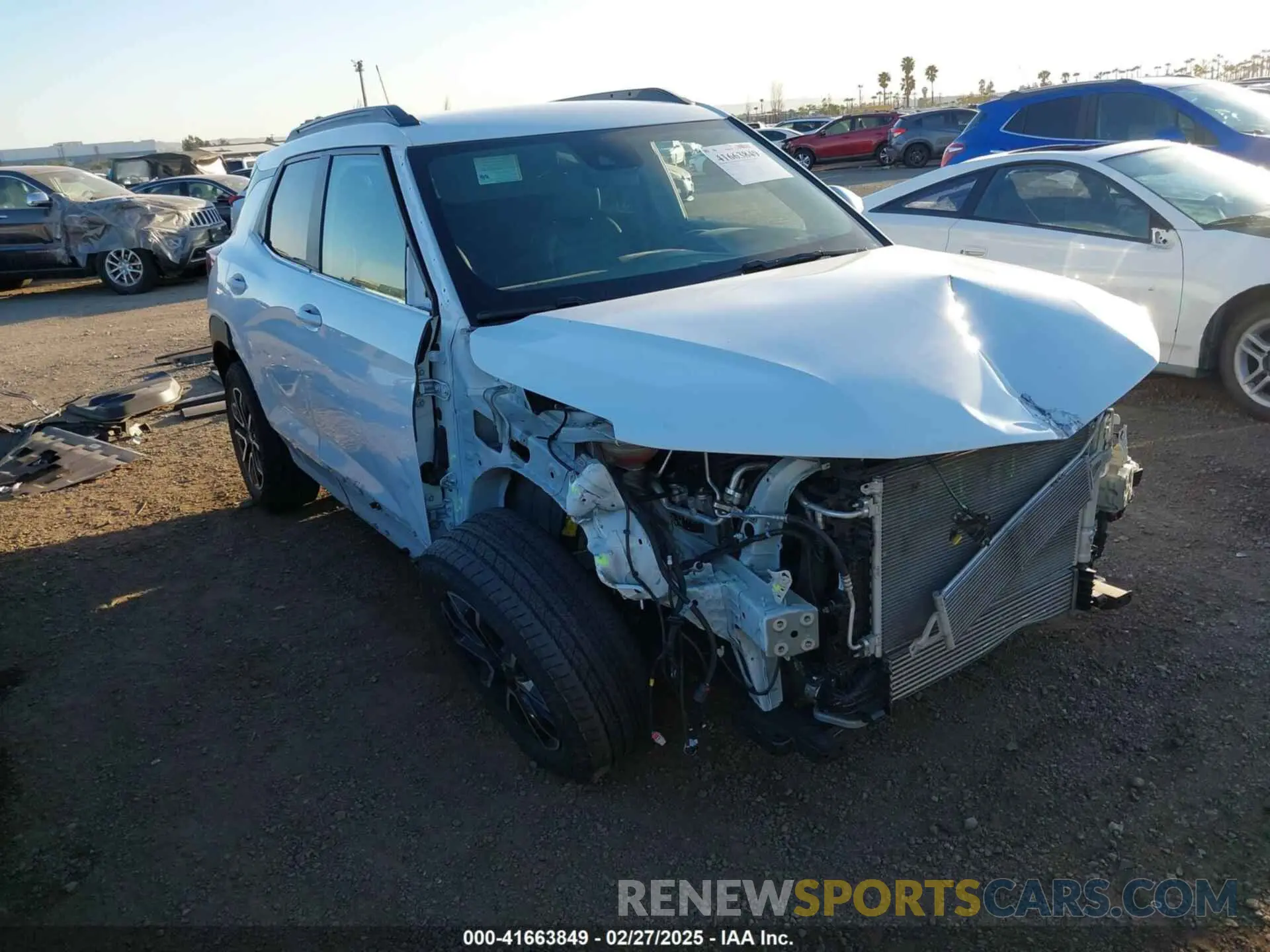 1 Photograph of a damaged car KL79MVSL0PB110428 CHEVROLET TRAILBLAZER 2023