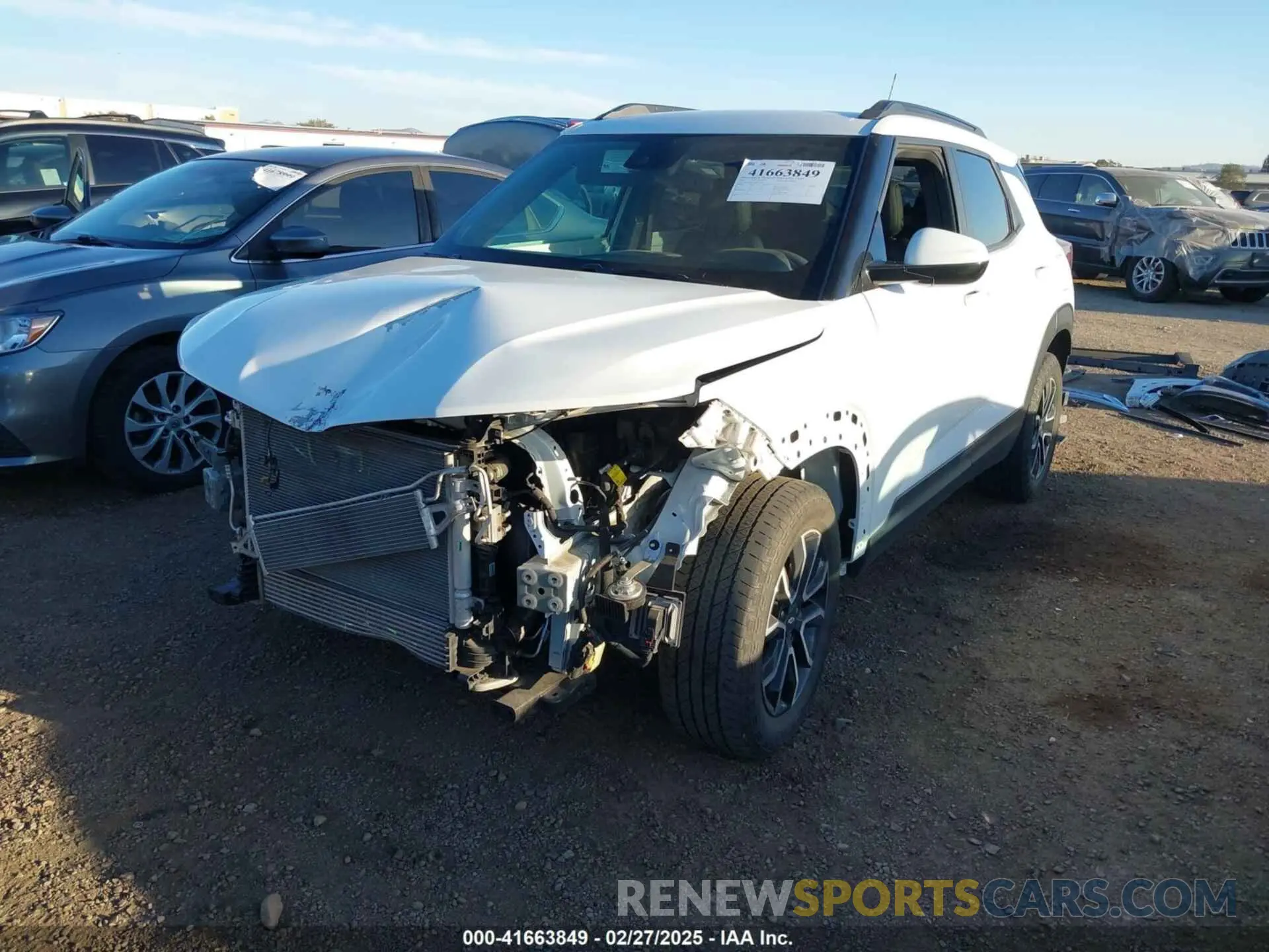 2 Photograph of a damaged car KL79MVSL0PB110428 CHEVROLET TRAILBLAZER 2023