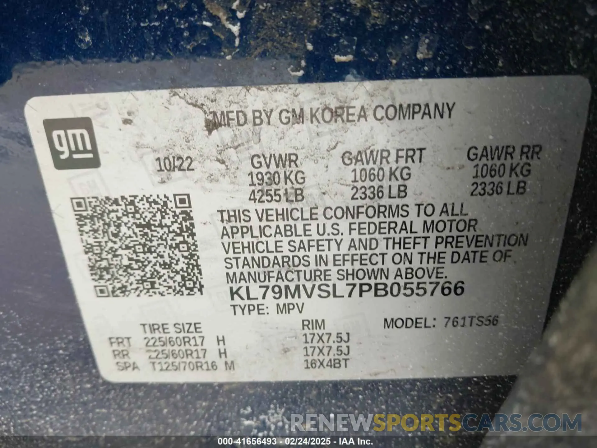 9 Photograph of a damaged car KL79MVSL7PB055766 CHEVROLET TRAILBLAZER 2023