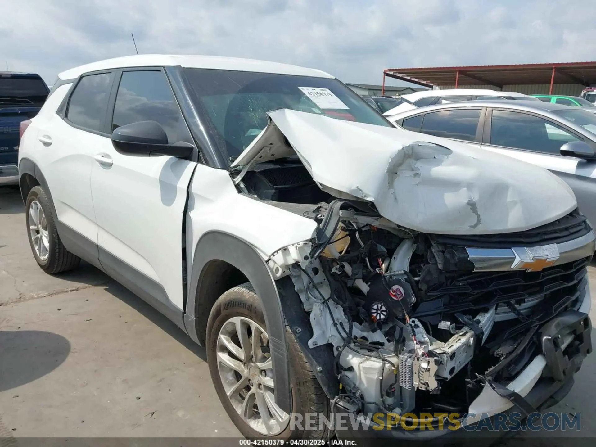 1 Photograph of a damaged car KL79MMS27RB216542 CHEVROLET TRAILBLAZER 2024