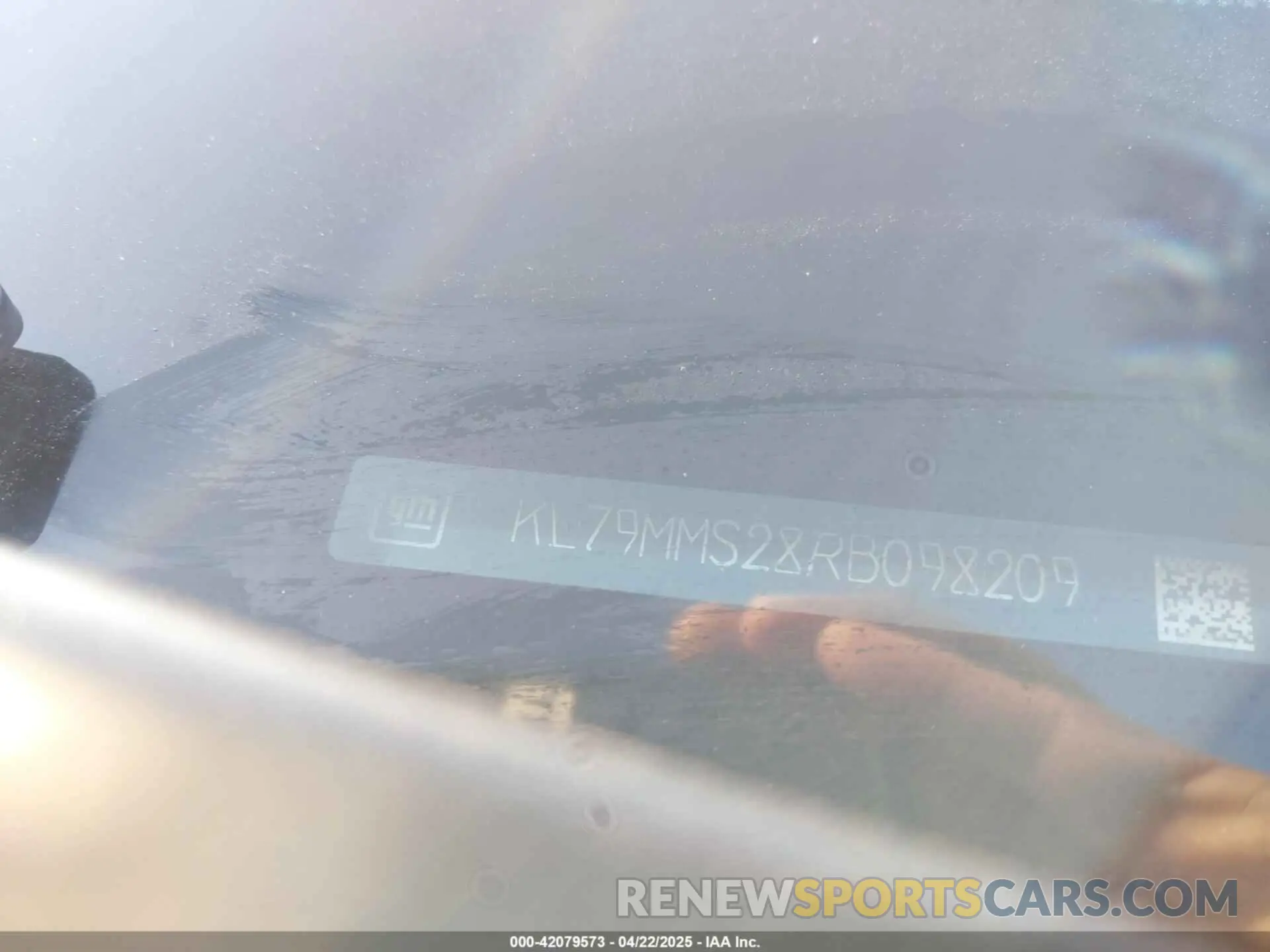 9 Photograph of a damaged car KL79MMS28RB098209 CHEVROLET TRAILBLAZER 2024