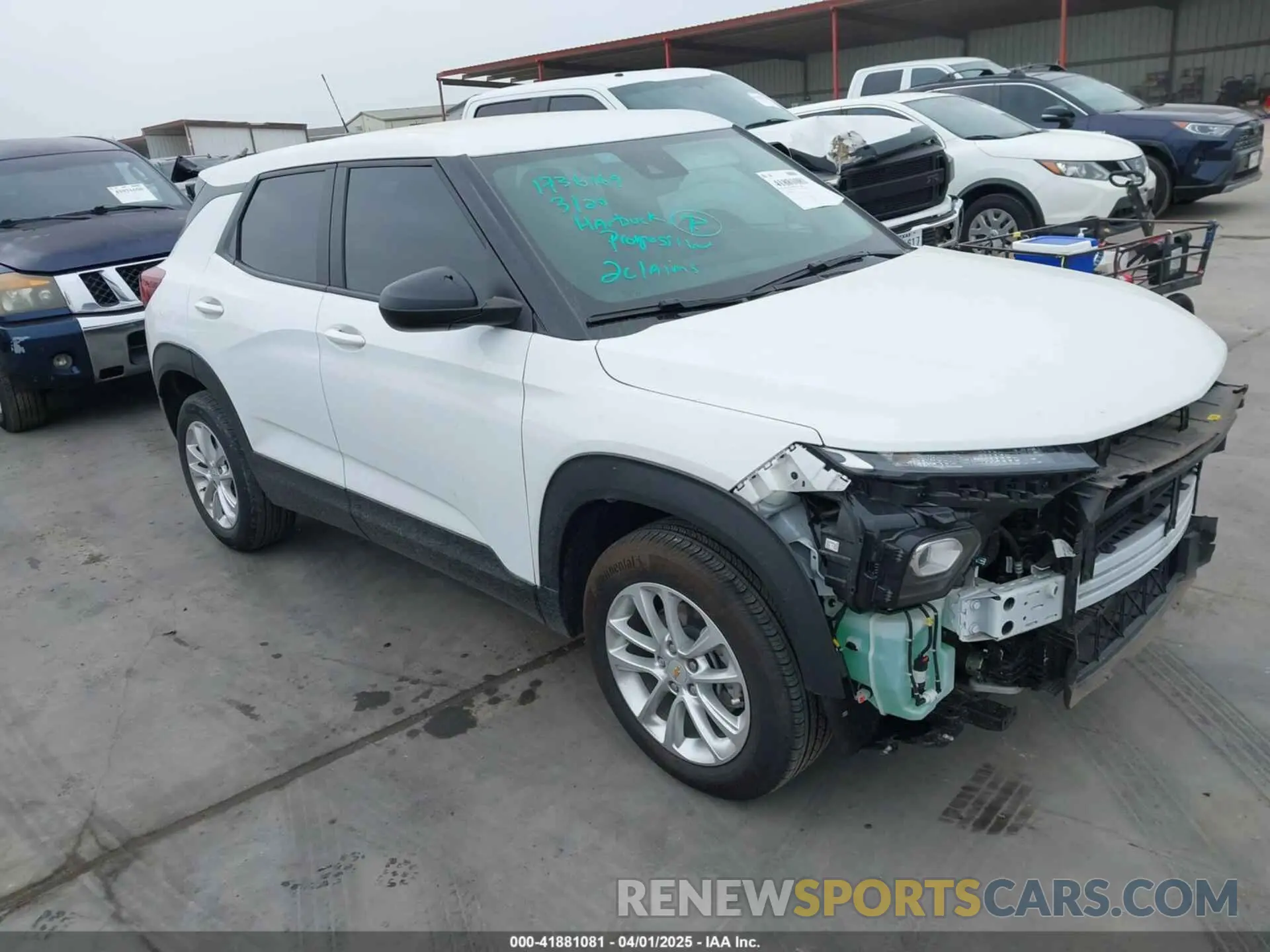 1 Photograph of a damaged car KL79MMSL0RB119269 CHEVROLET TRAILBLAZER 2024