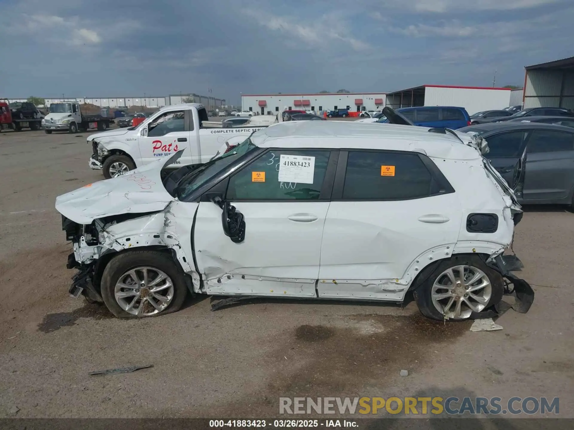 15 Photograph of a damaged car KL79MMSL0RB193095 CHEVROLET TRAILBLAZER 2024