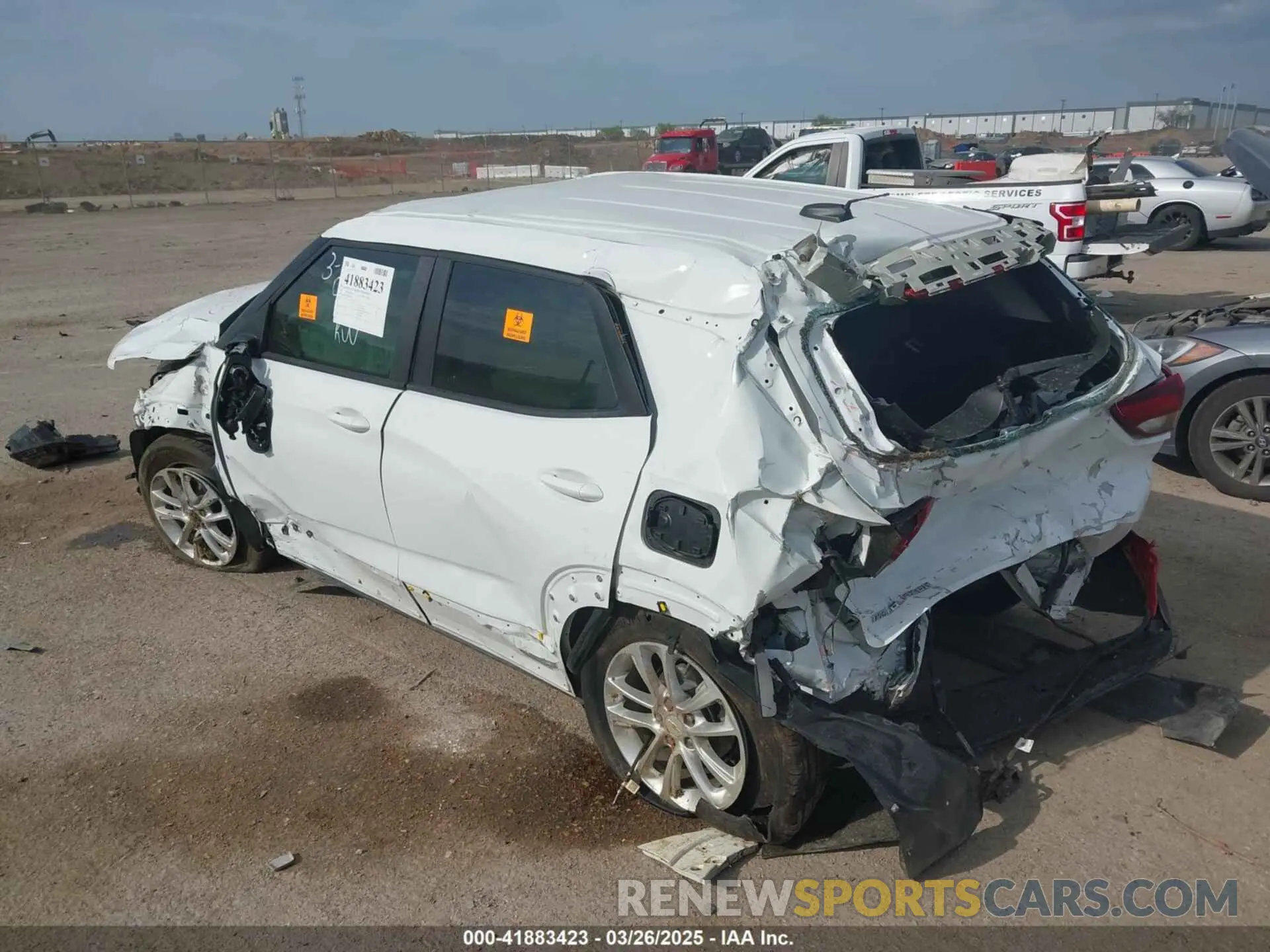 3 Photograph of a damaged car KL79MMSL0RB193095 CHEVROLET TRAILBLAZER 2024