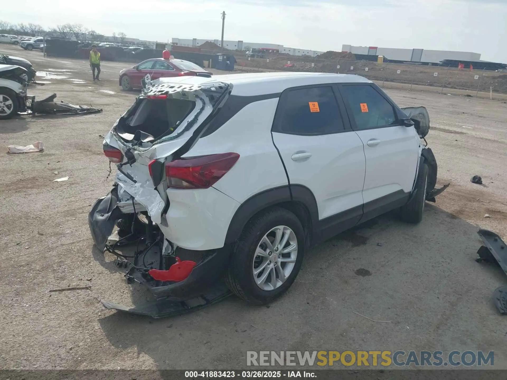 4 Photograph of a damaged car KL79MMSL0RB193095 CHEVROLET TRAILBLAZER 2024