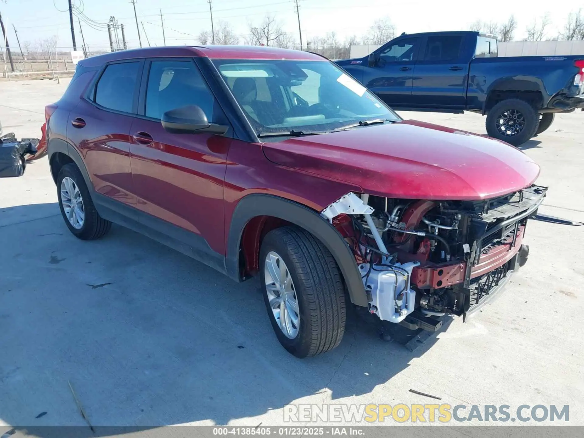 1 Photograph of a damaged car KL79MMSL4RB152260 CHEVROLET TRAILBLAZER 2024