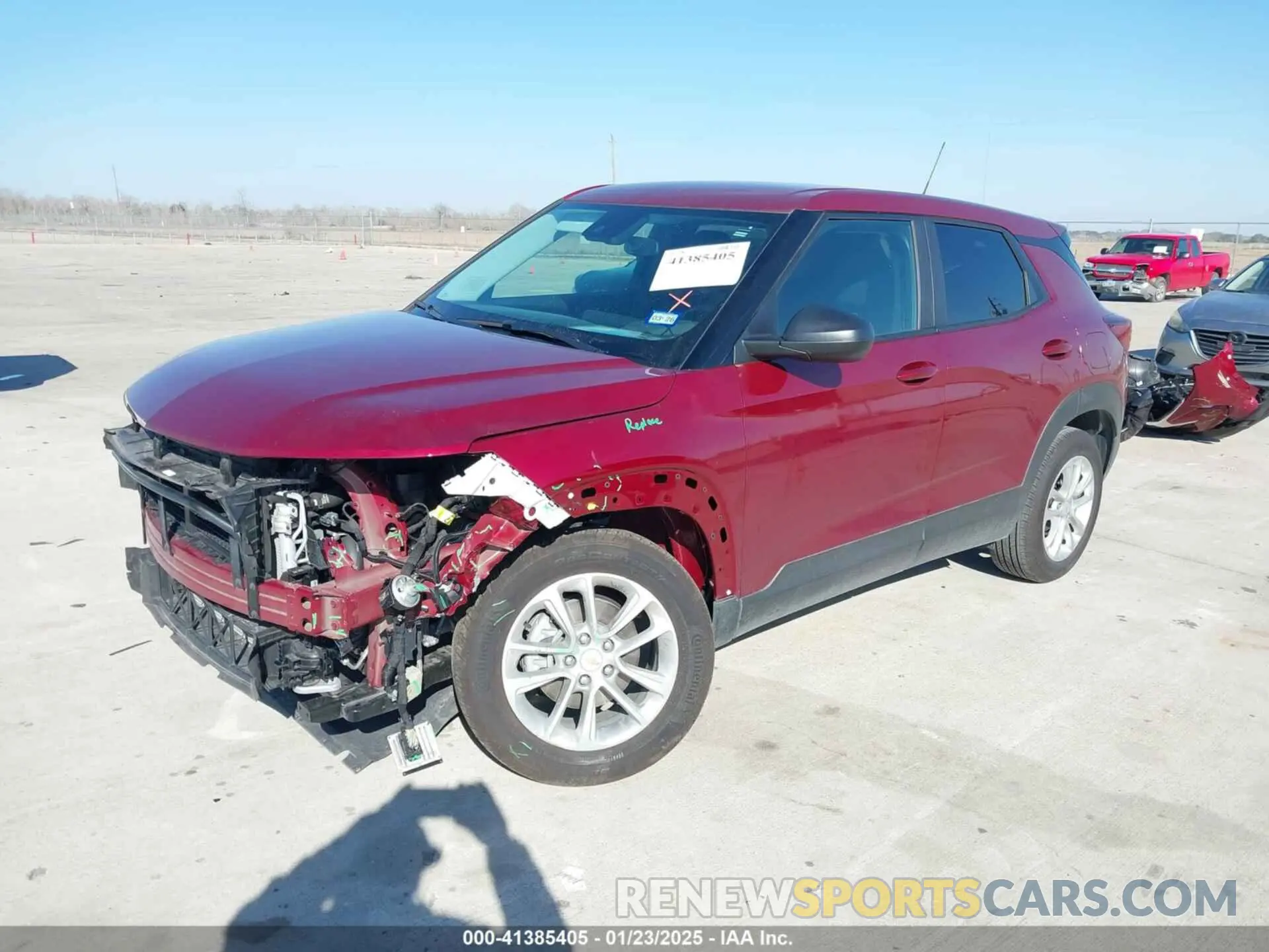 2 Photograph of a damaged car KL79MMSL4RB152260 CHEVROLET TRAILBLAZER 2024