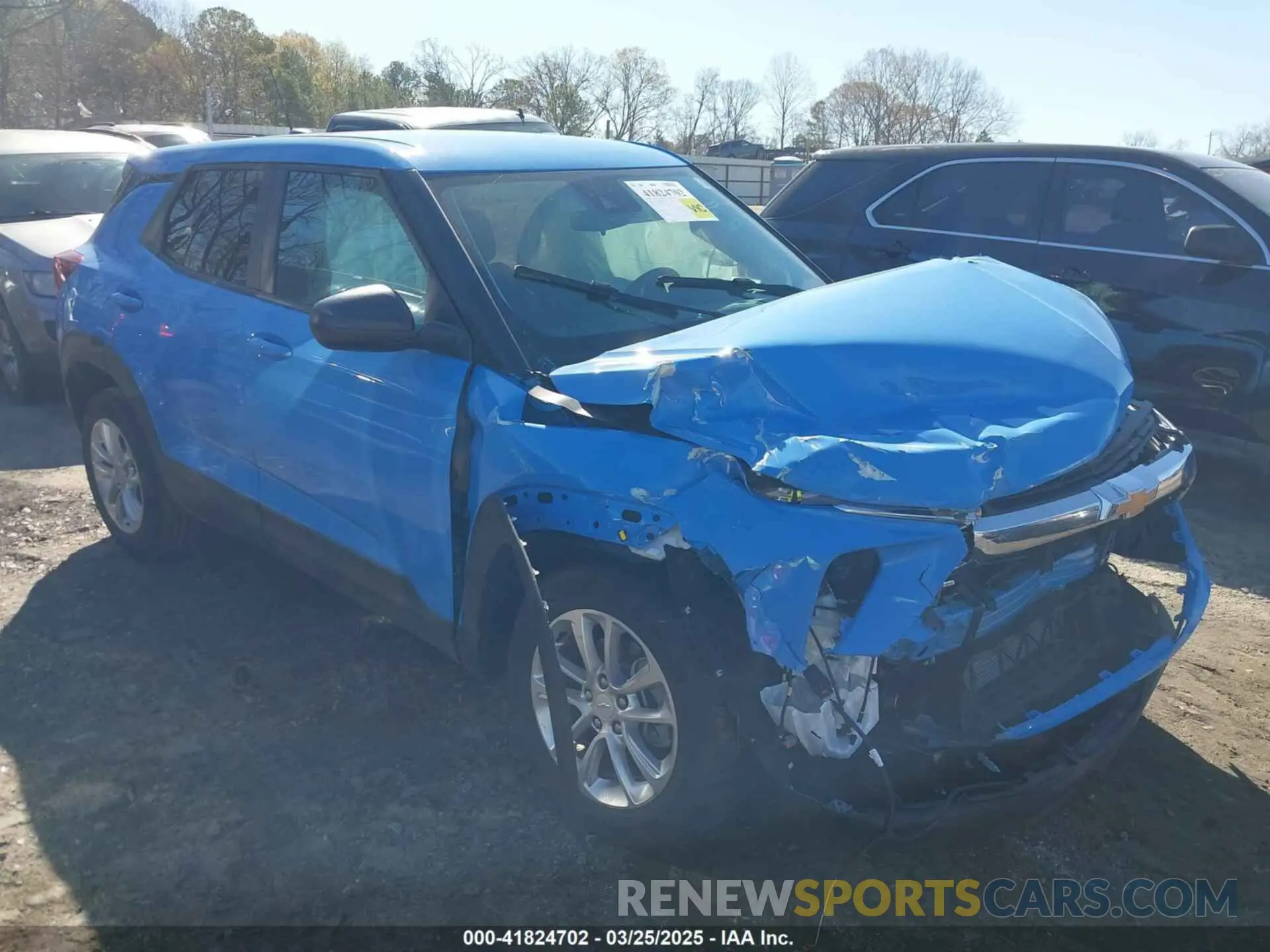 1 Photograph of a damaged car KL79MMSLXRB135138 CHEVROLET TRAILBLAZER 2024