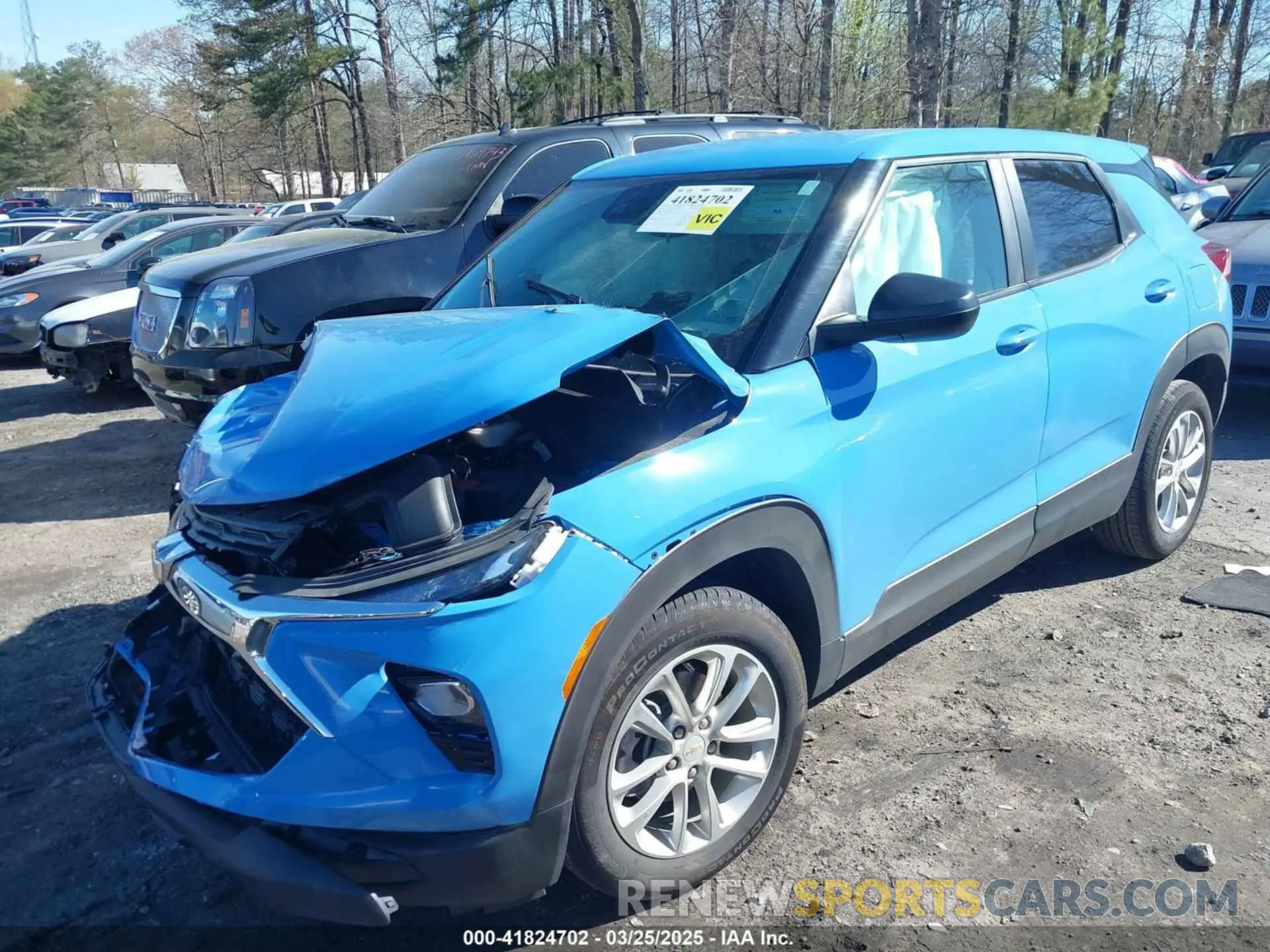 2 Photograph of a damaged car KL79MMSLXRB135138 CHEVROLET TRAILBLAZER 2024