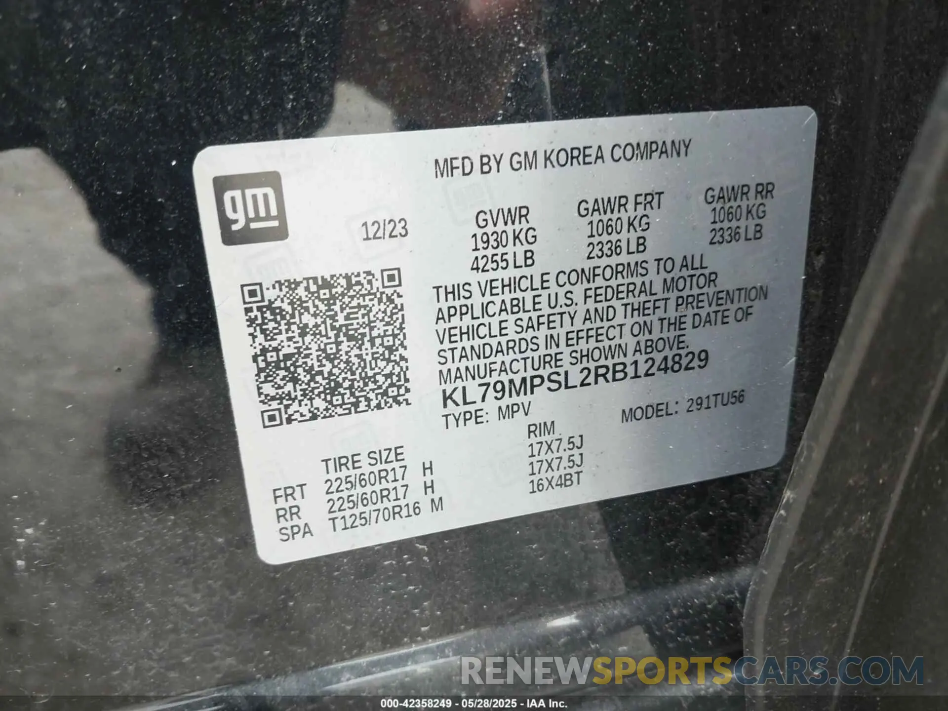 9 Photograph of a damaged car KL79MPSL2RB124829 CHEVROLET TRAILBLAZER 2024